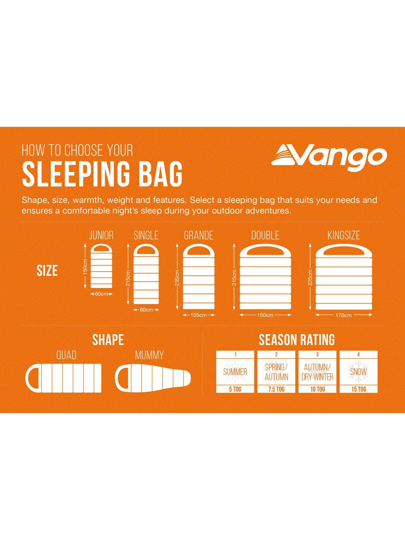  image of vango-stellar-double-sleeping-bag
