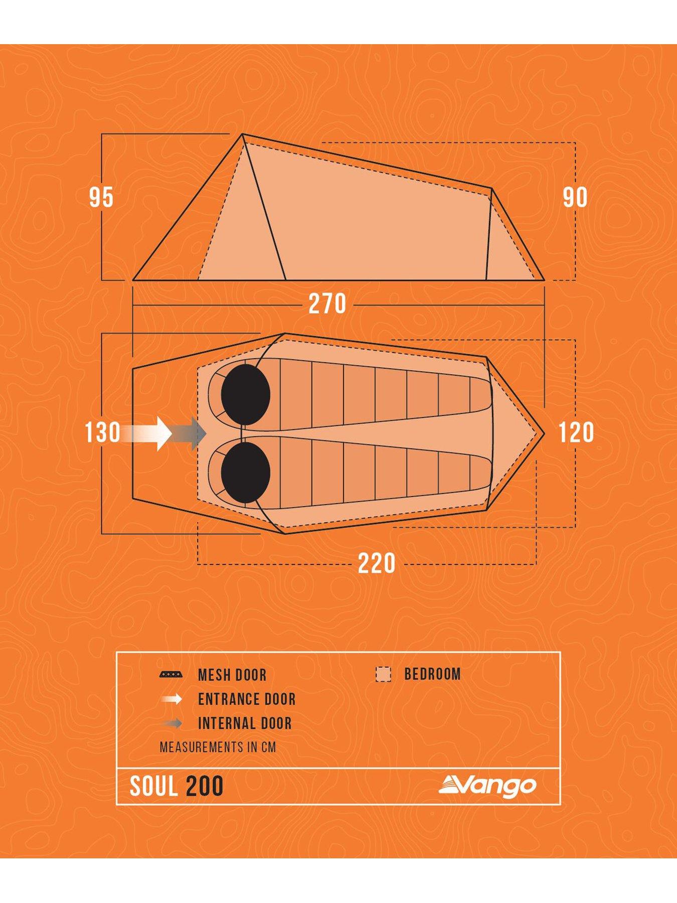 Image 3 of 8 of Vango Soul 200 Tent