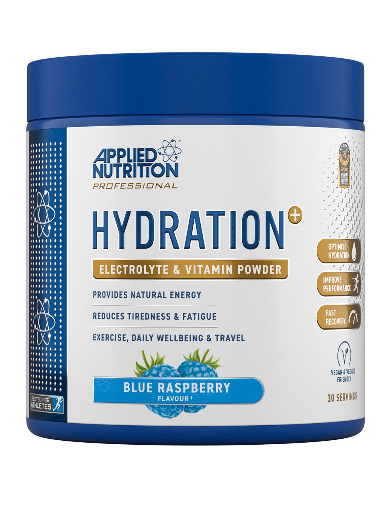 image of applied-nutrition-hydration-complete-electrolyte-and-vitamin-powder-blue-raspberry