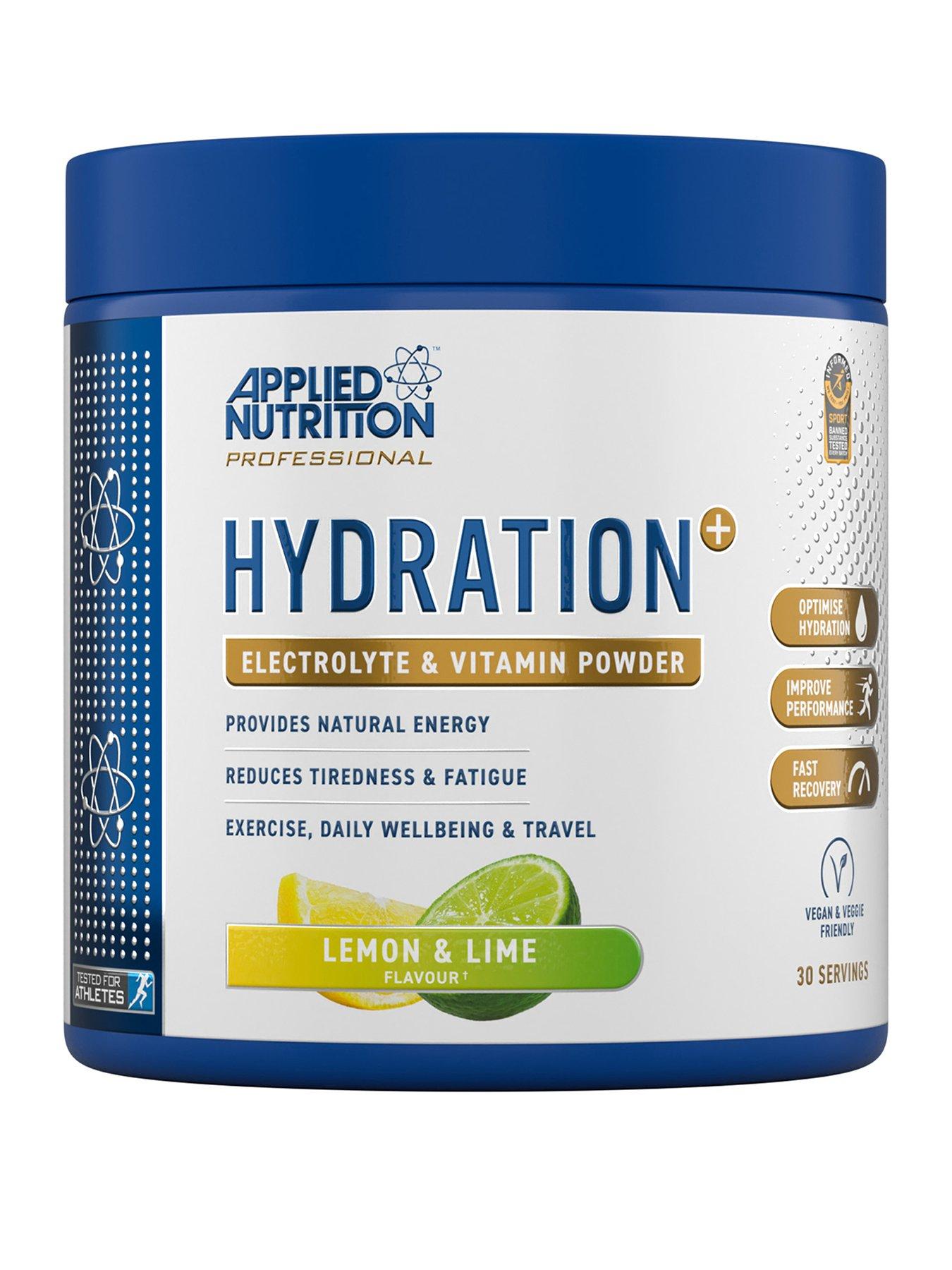 Applied Nutrition Hydration+ Complete Electrolyte and Vitamin Powder - Lemon  &  Lime