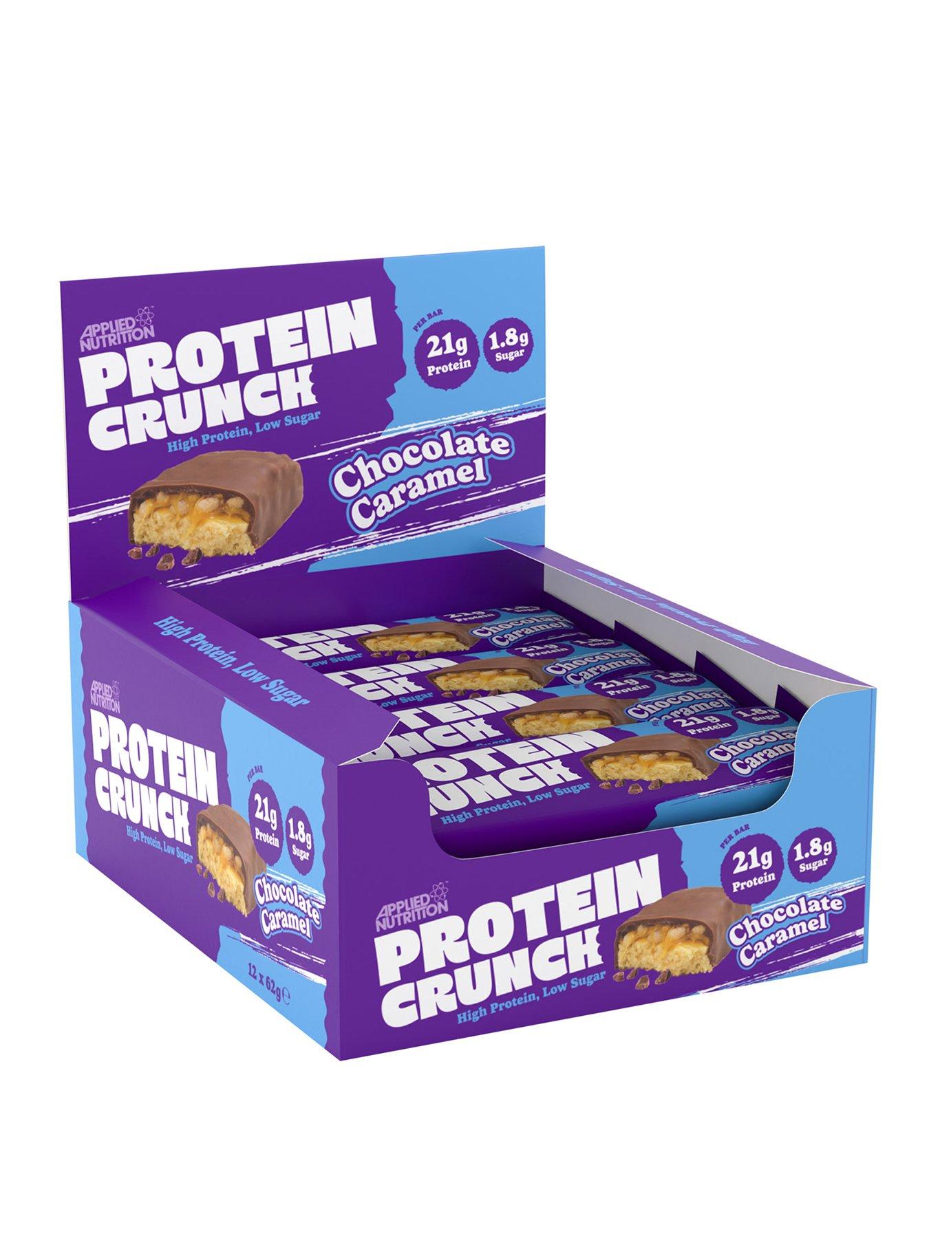 Image 1 of 3 of Applied Nutrition Protein Crunch Milk Chocolate Caramel Bars (12 x 62g)