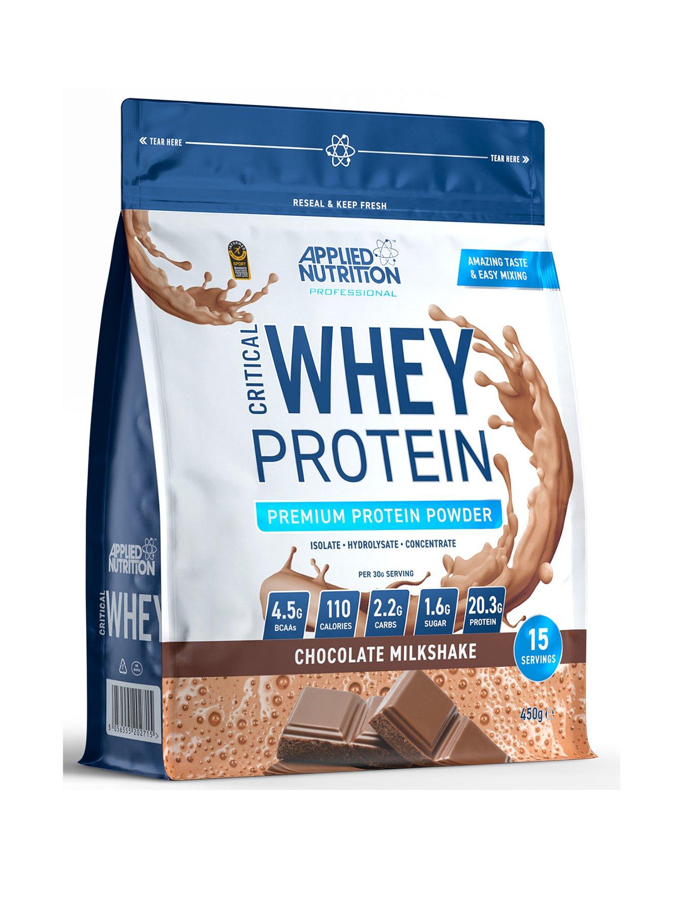  image of applied-nutrition-critical-whey-protein-450g-15-servings-chocolate-milkshake
