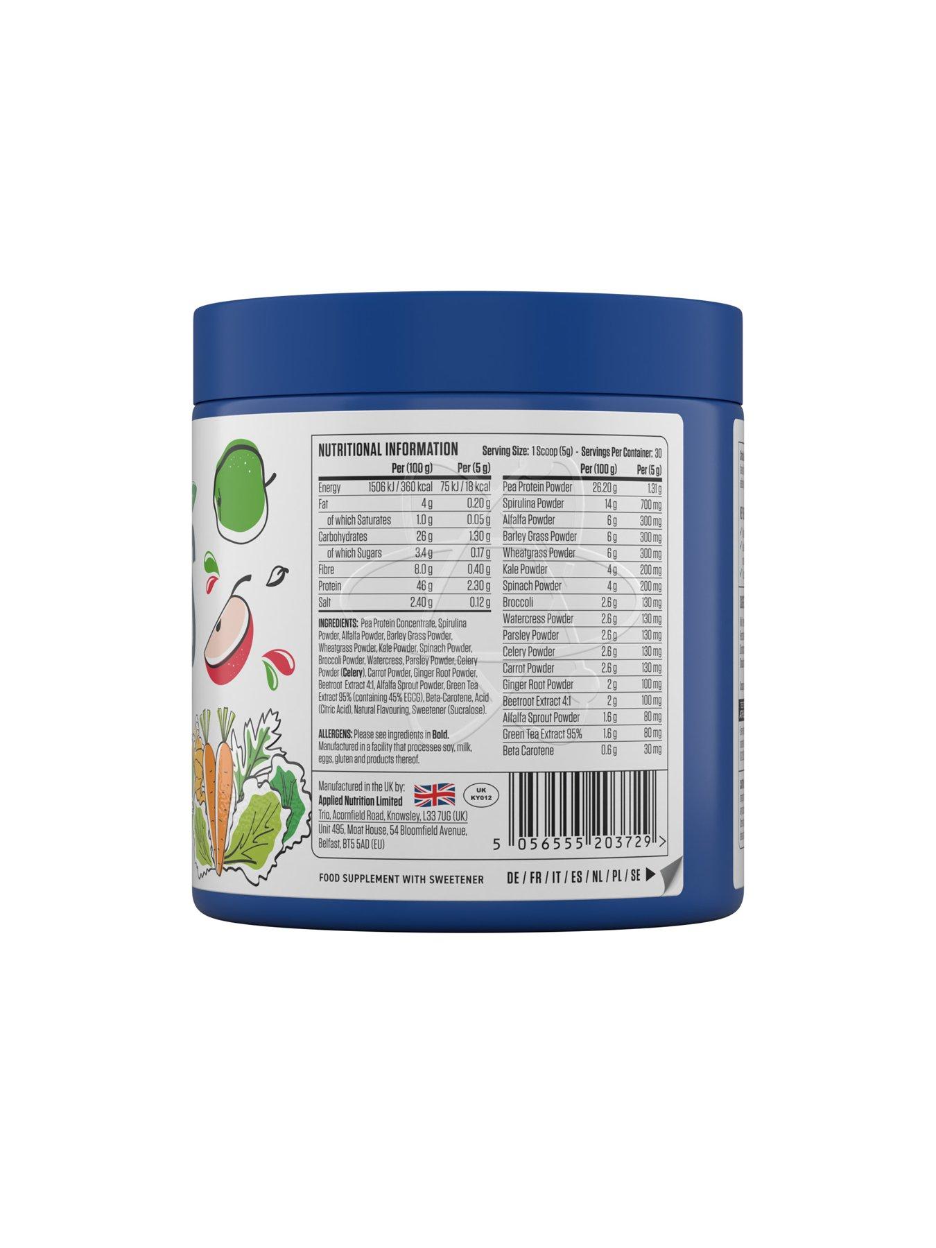 Image 3 of 3 of Applied Nutrition Critical Greens 150g -&nbsp;30 Servings, Apple Burst