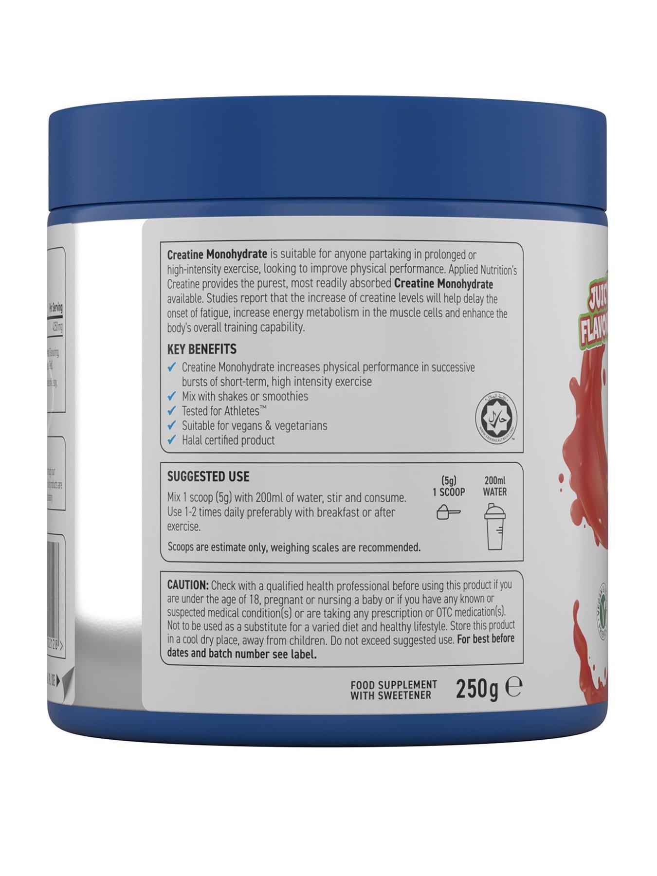Image 2 of 3 of Applied Nutrition Creatine Monohydrate - 250g, 50 Servings, Cherry and Apple