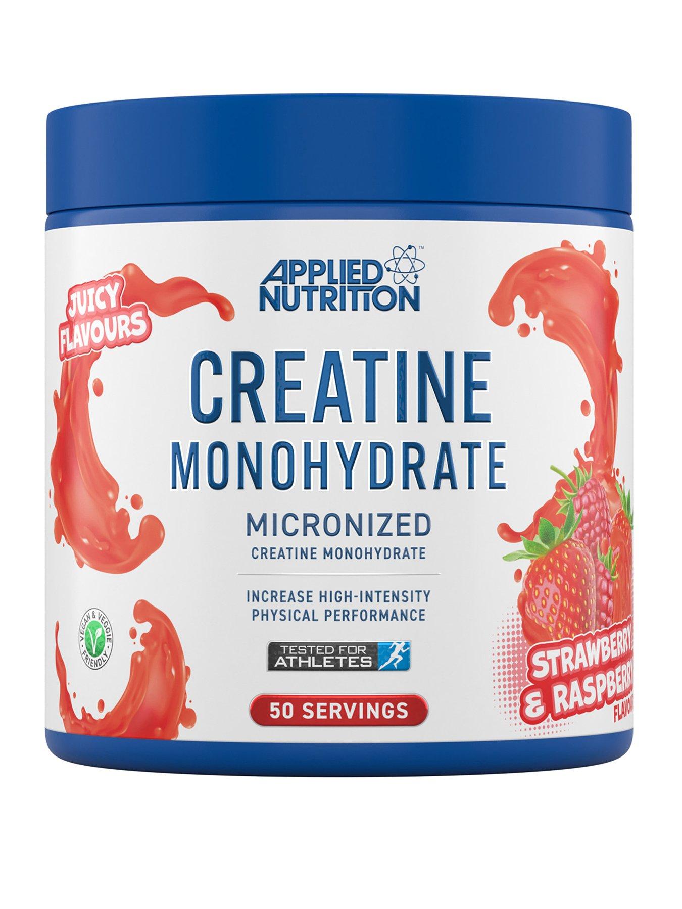 undefined Creatine Monohydrate - 250g, 50 Servings, Strawberry and Raspberry Flavour