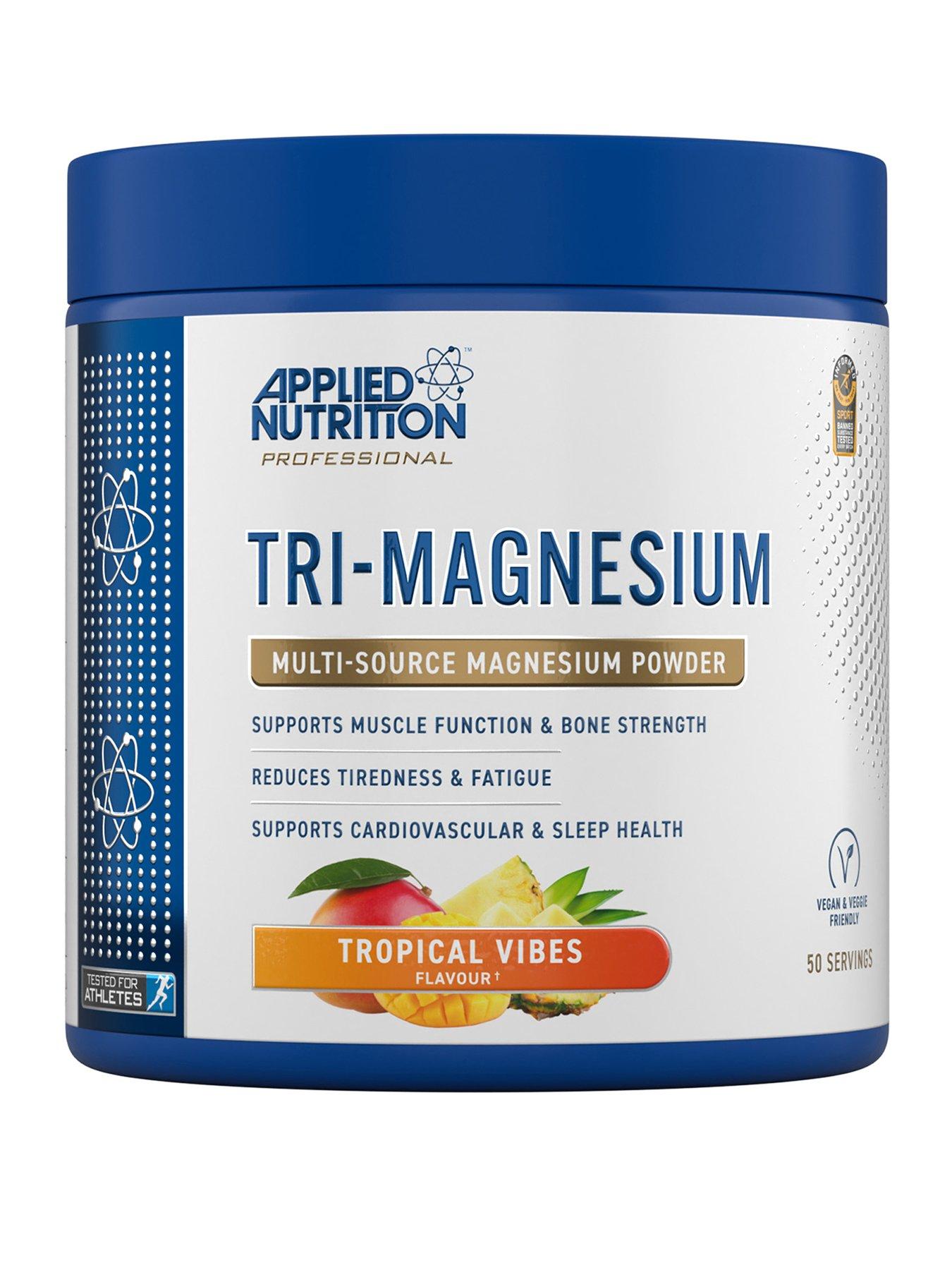 Applied Nutrition Tri Magnesium 200g - 50 Servings - Tropical Vibes Flavour