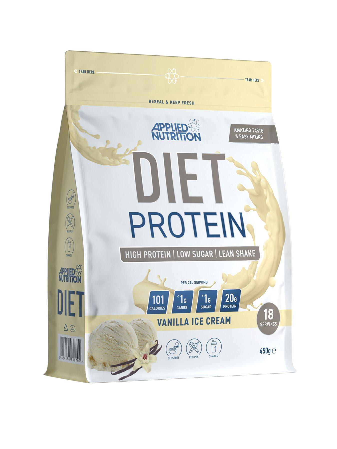 undefined Diet Protein 450g - 18 Servings - Vanilla Ice Cream