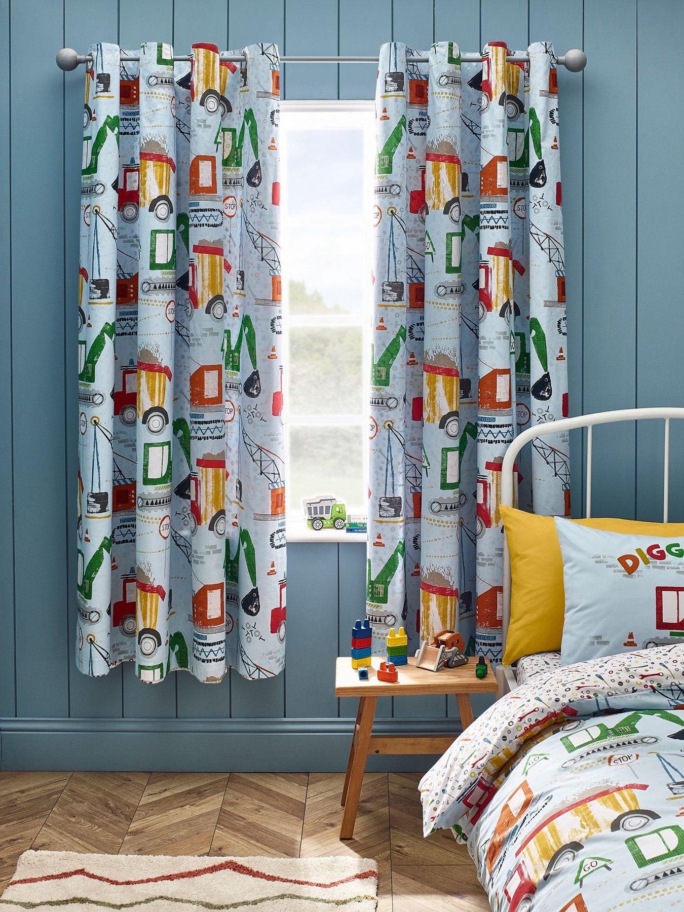 undefined Digger Dreams Eyelet Curtains