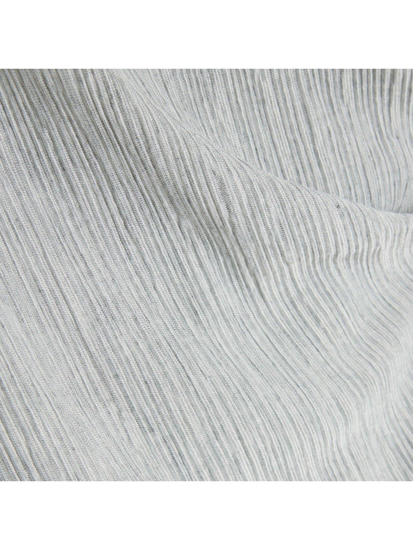  image of river-island-drape-asymmetric-top-set-light-grey