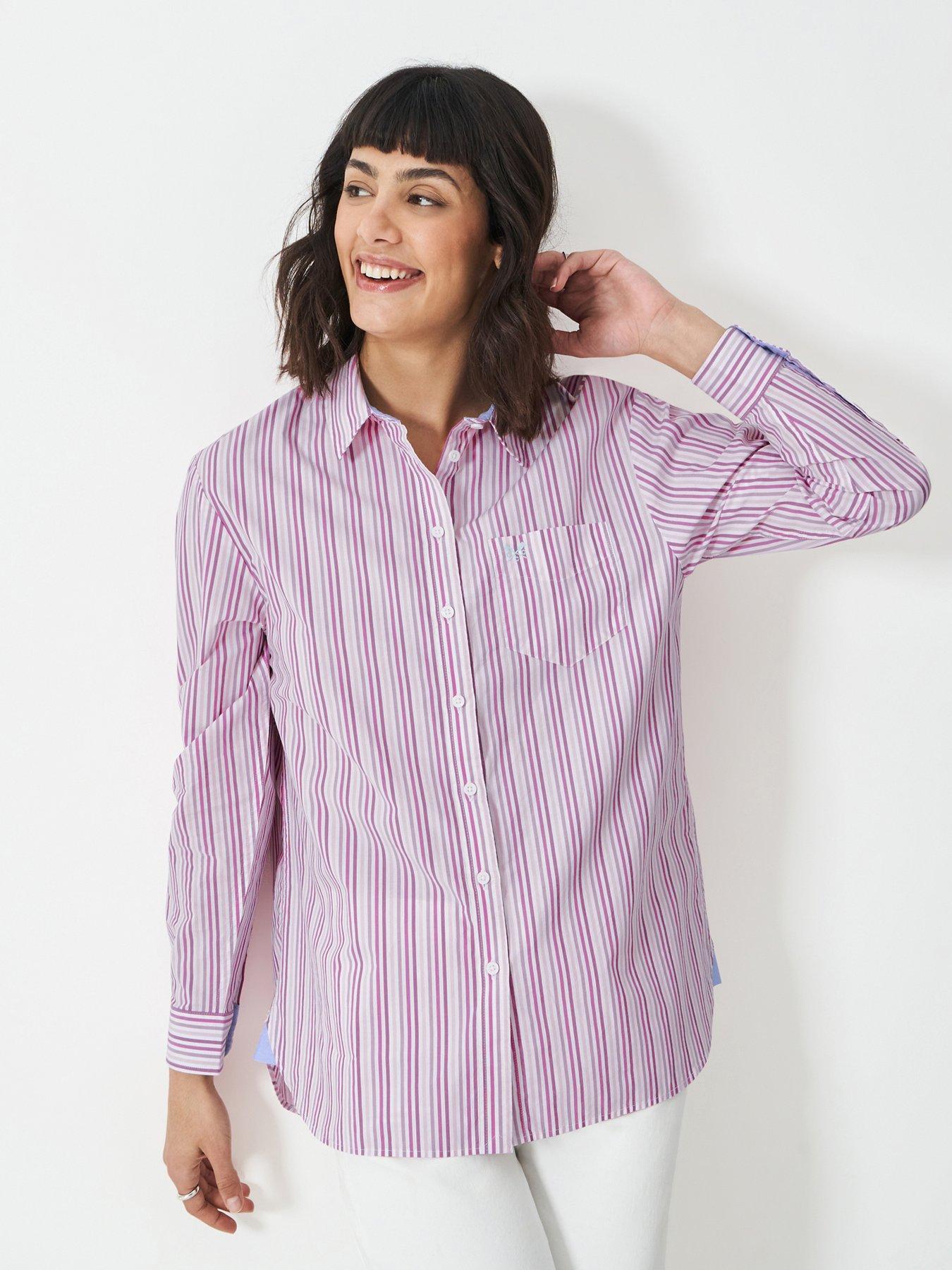 undefined Relaxed Poplin Shirt - Pink