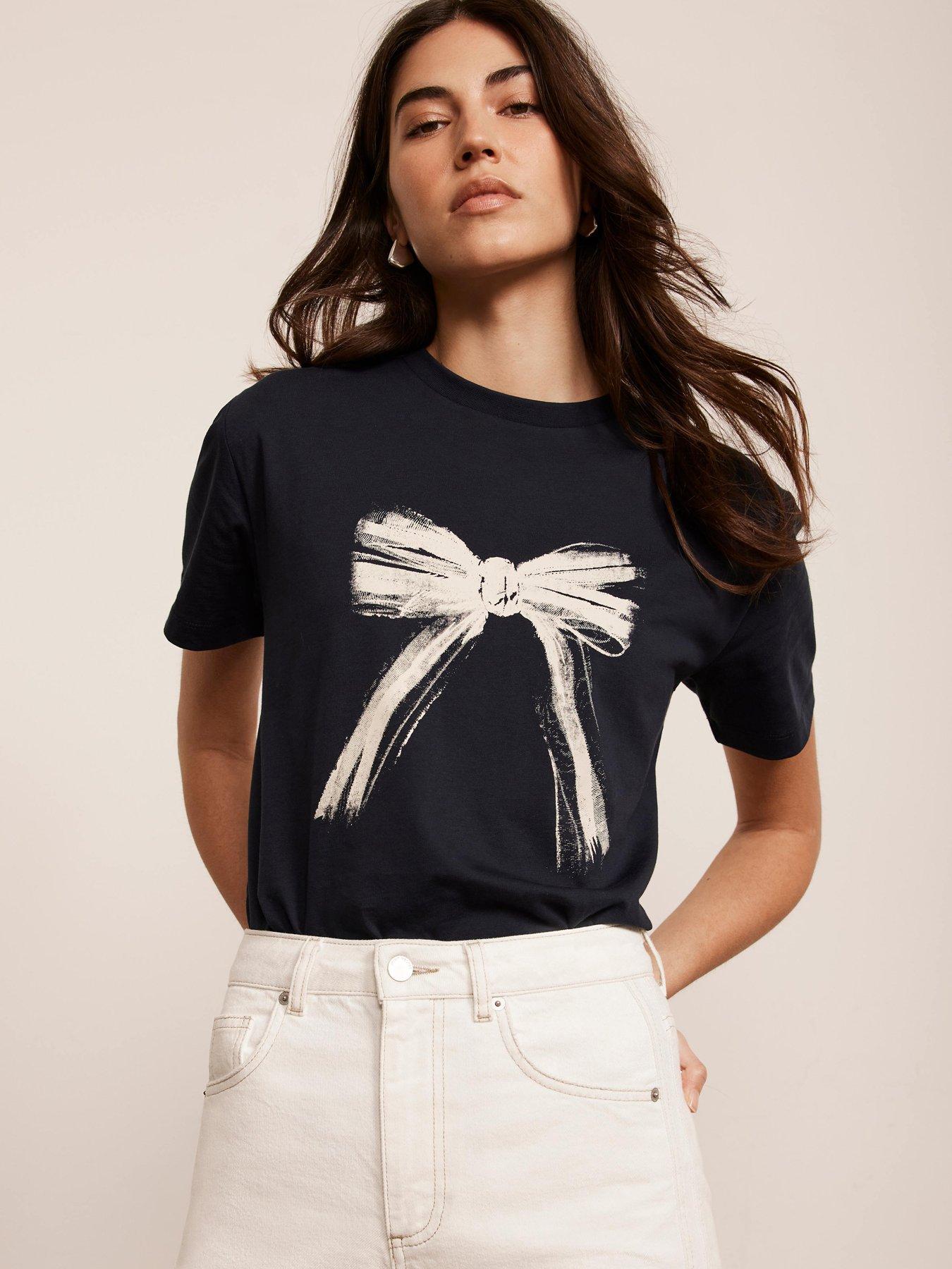 mint-velvet-bow-graphic-t-shirt-navy