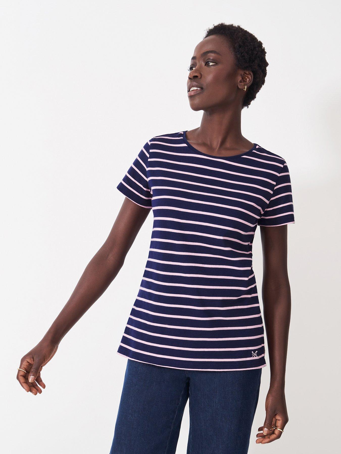 undefined Breton Striped T-Shirt - Navy