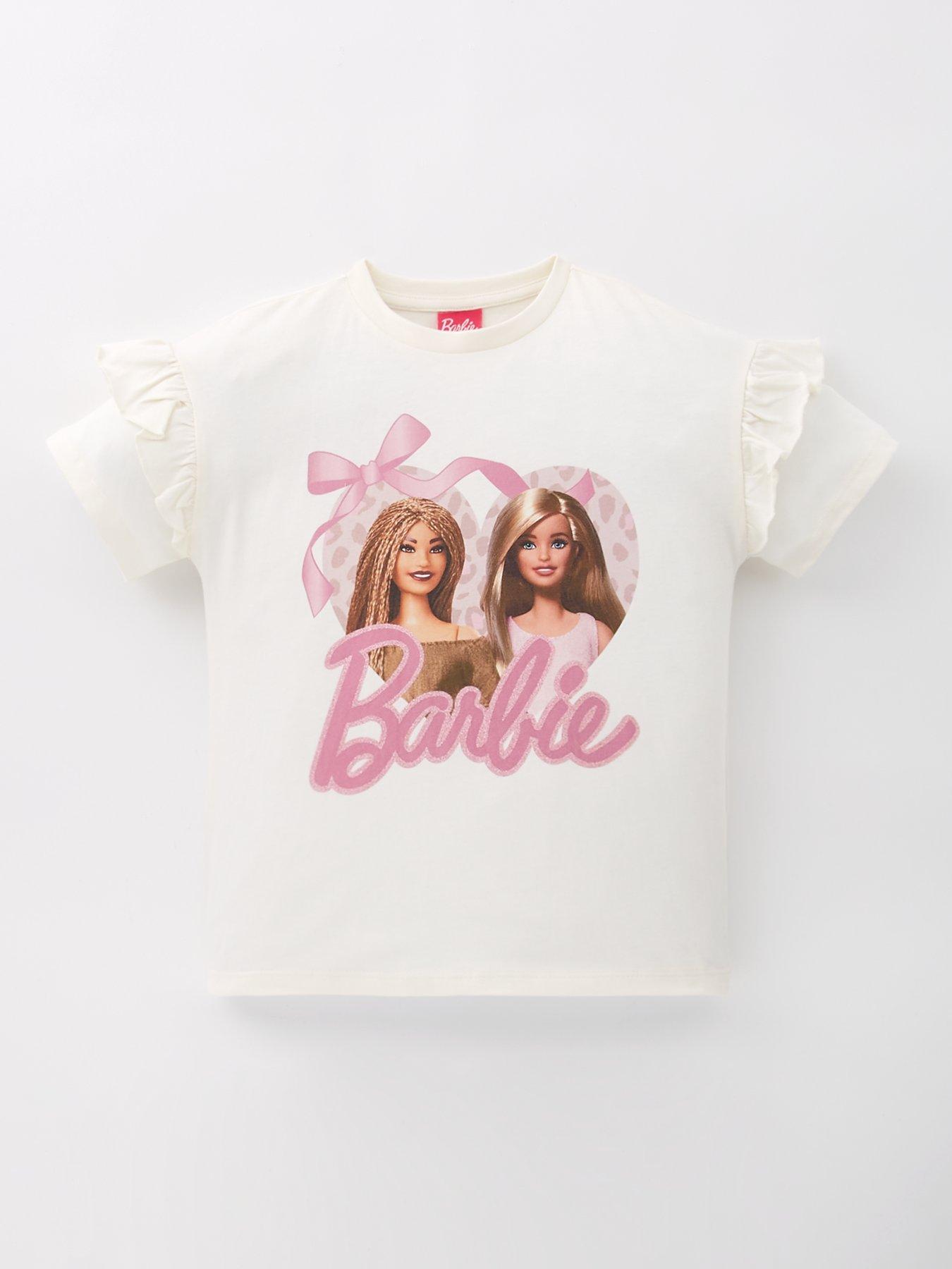 undefined Frill Short Sleeve T-Shirt - Cream