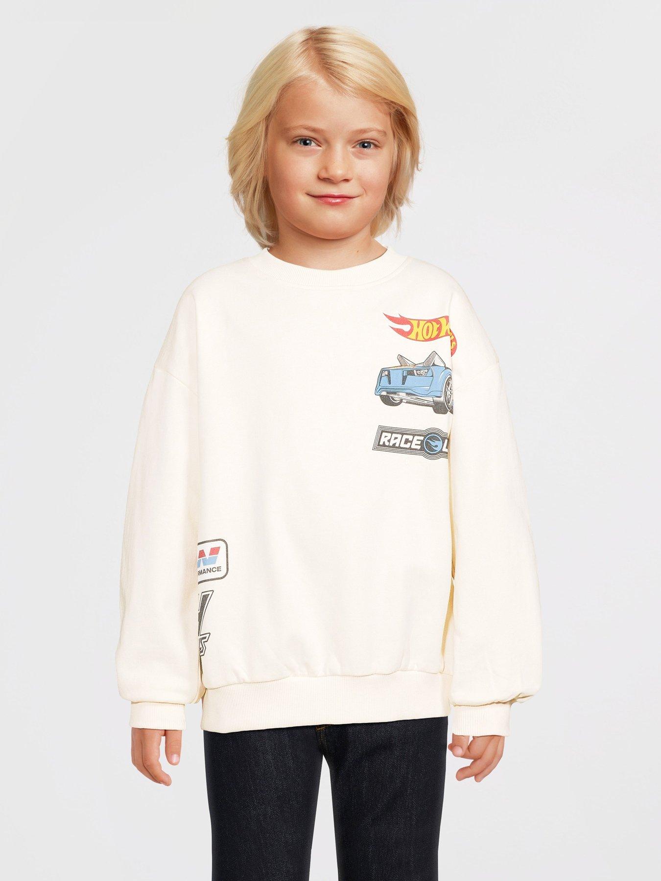 Hot Wheels Graphic Print Sweater - Black