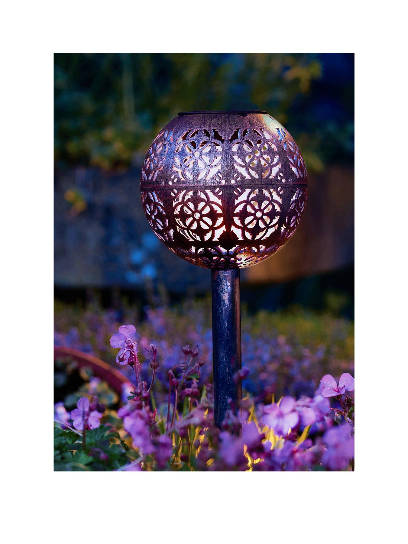  image of smart-solar-damasque-stake-light-3-pack