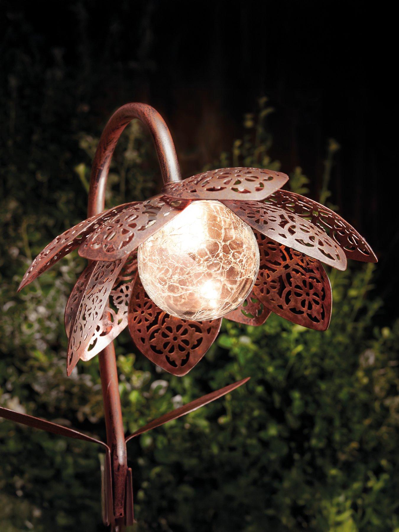 Image 5 of 5 of Smart Solar Damasque Solar Bloom Downlighter