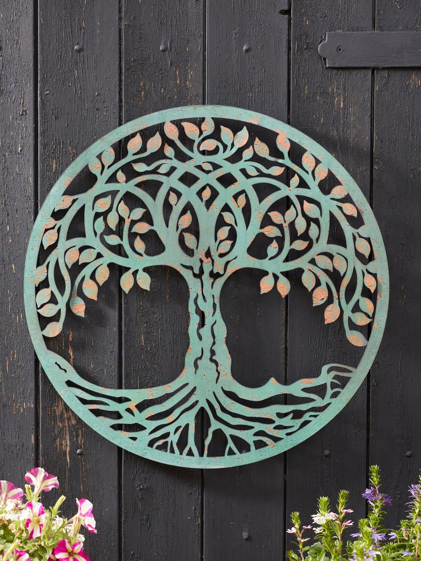 Smart Garden Tree of Life- Verdigris Wall Art