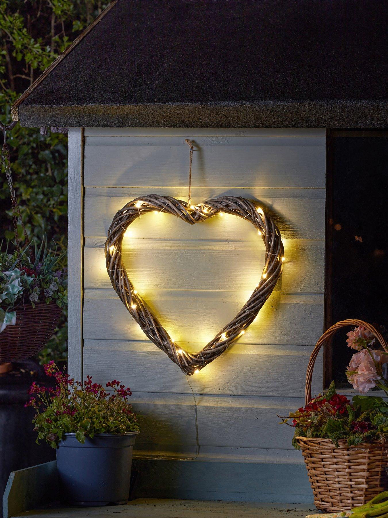 Image 1 of 4 of Smart Solar Solar Inlit Firefly Heart 40cm