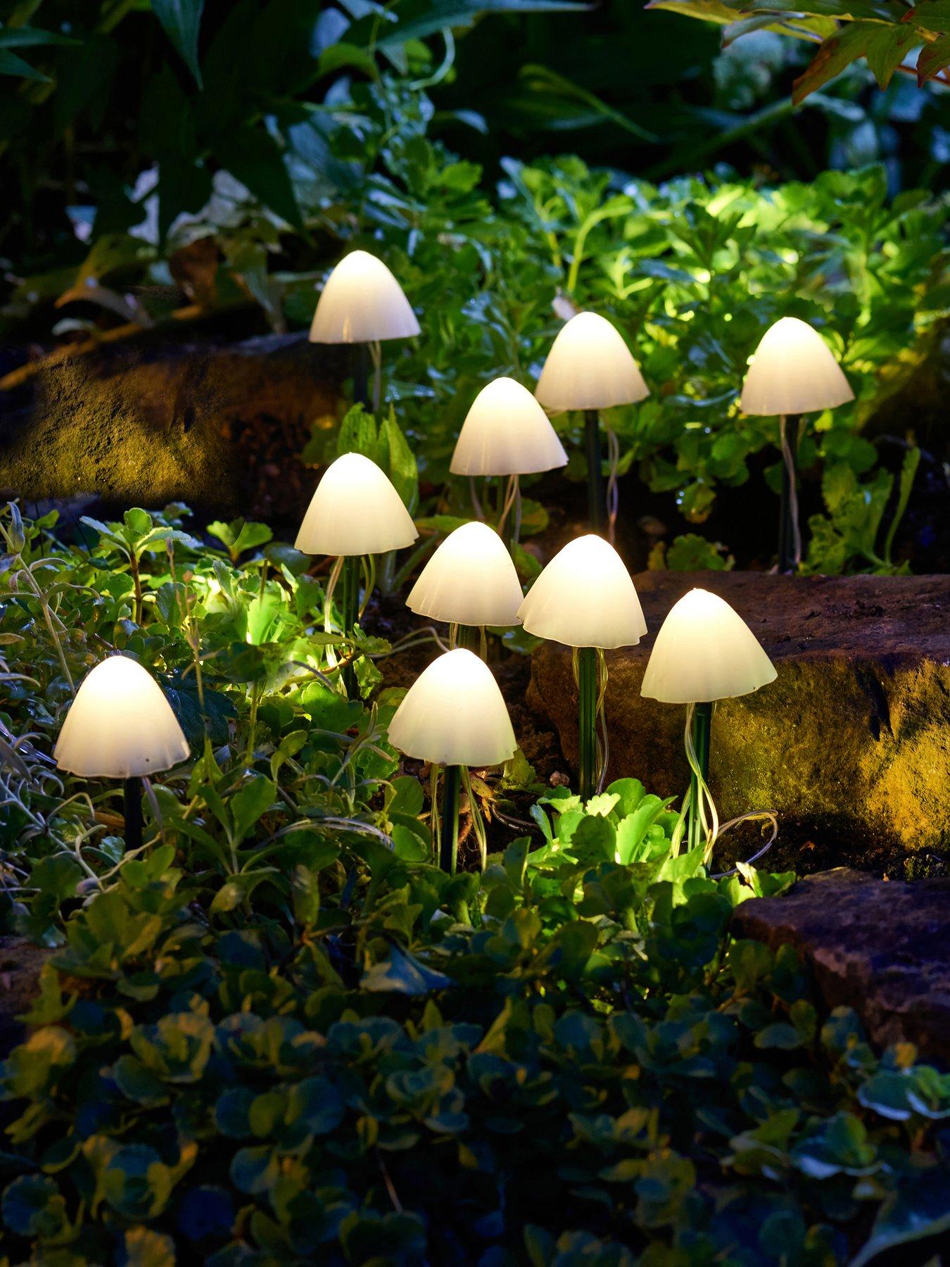 Image 1 of 3 of Smart Solar LumiShrooms 10-piece String Lights