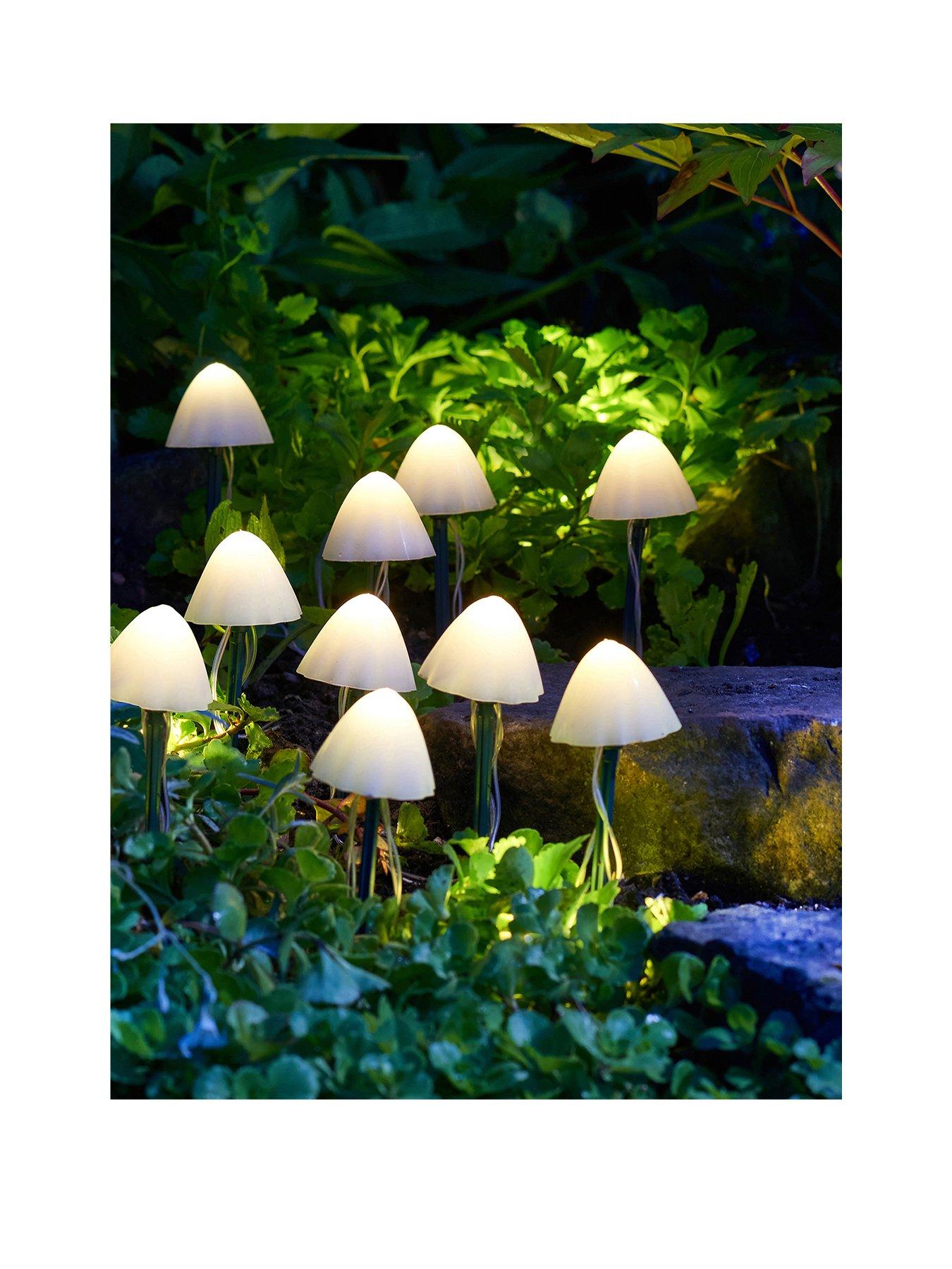 Image 3 of 3 of Smart Solar LumiShrooms 10-piece String Lights