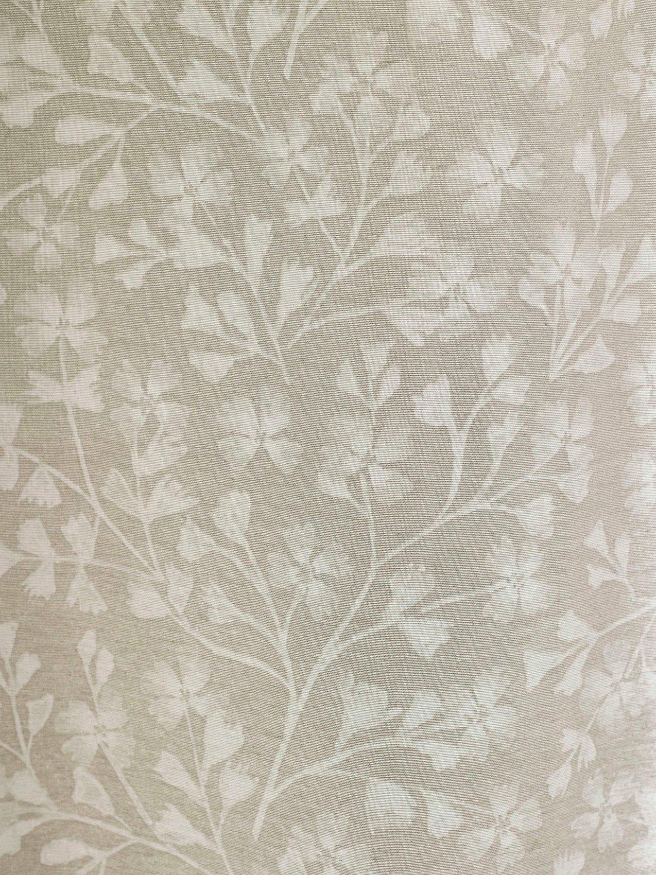 Image 4 of 4 of Catherine Lansfield Brooke Floral Pencil Pleat Curtains- 66x54"