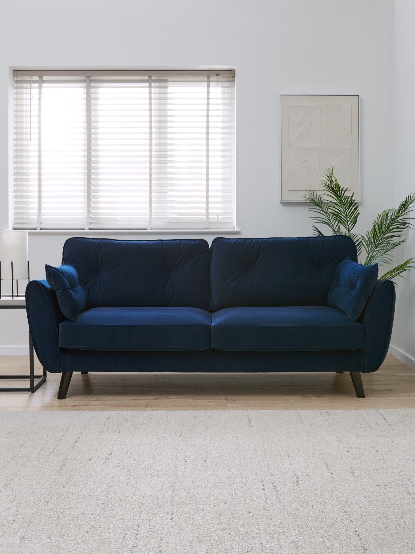 The Very Collection New Paulo Fabric 3 Seater Sofa - FSC® Certified