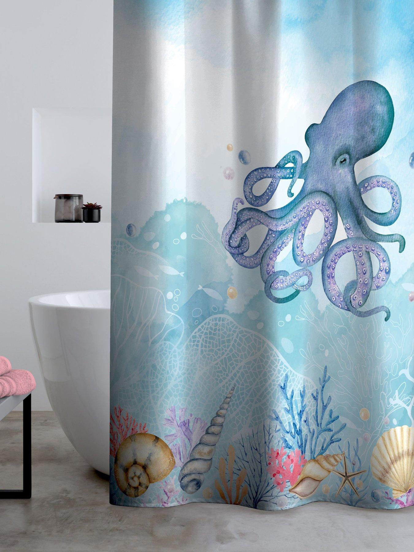 catherine-lansfield-octopus-shower-curtain