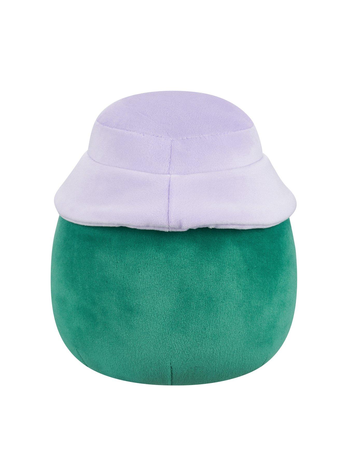 Image 4 of 8 of Squishmallows Original Squishmallows 7.5-Inch Austin the Green Avocado with Bucket Hat