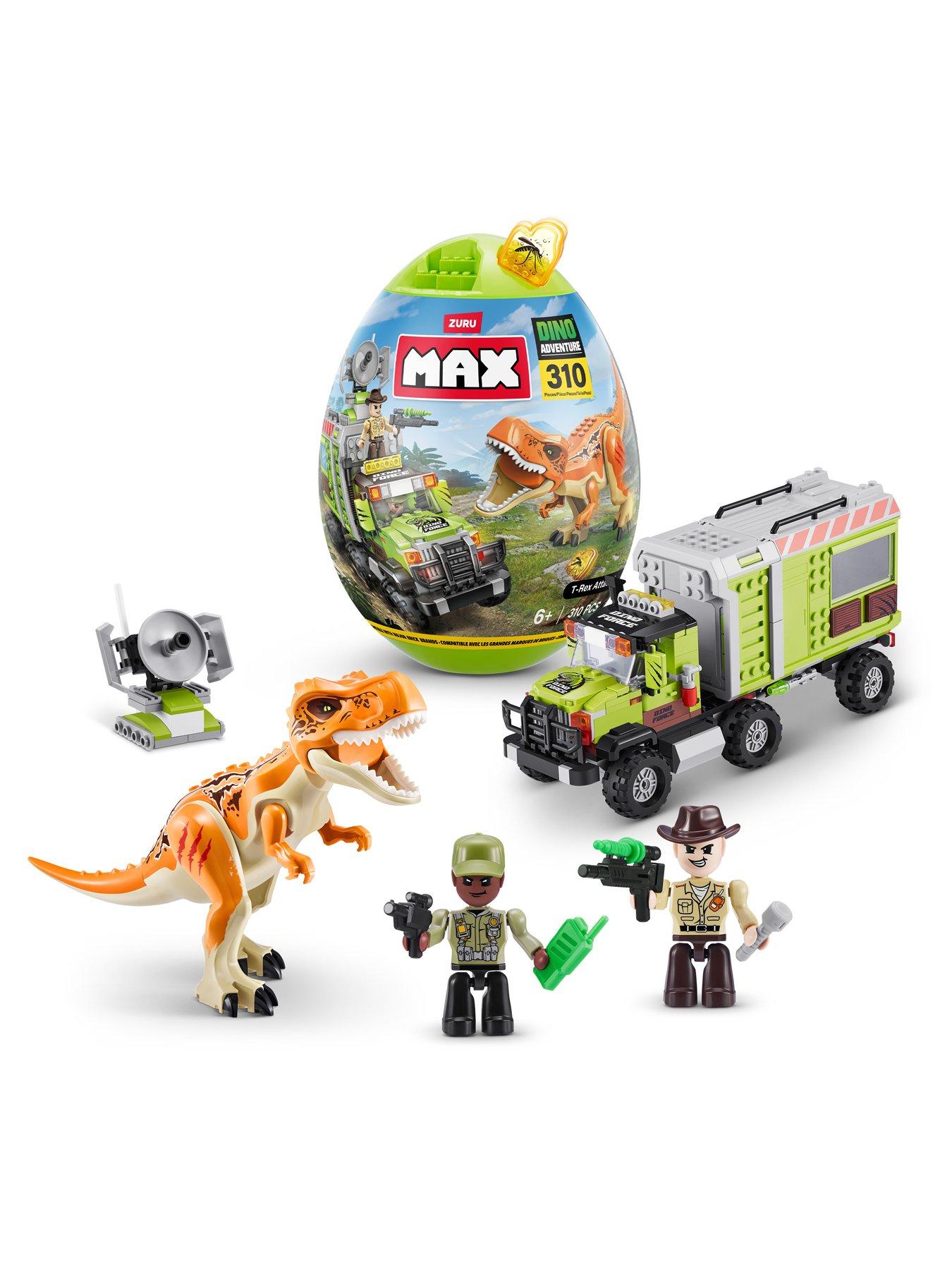 Image 2 of 7 of Zuru MAX Dino Adventure Egg 310-Piece Brick Build Set