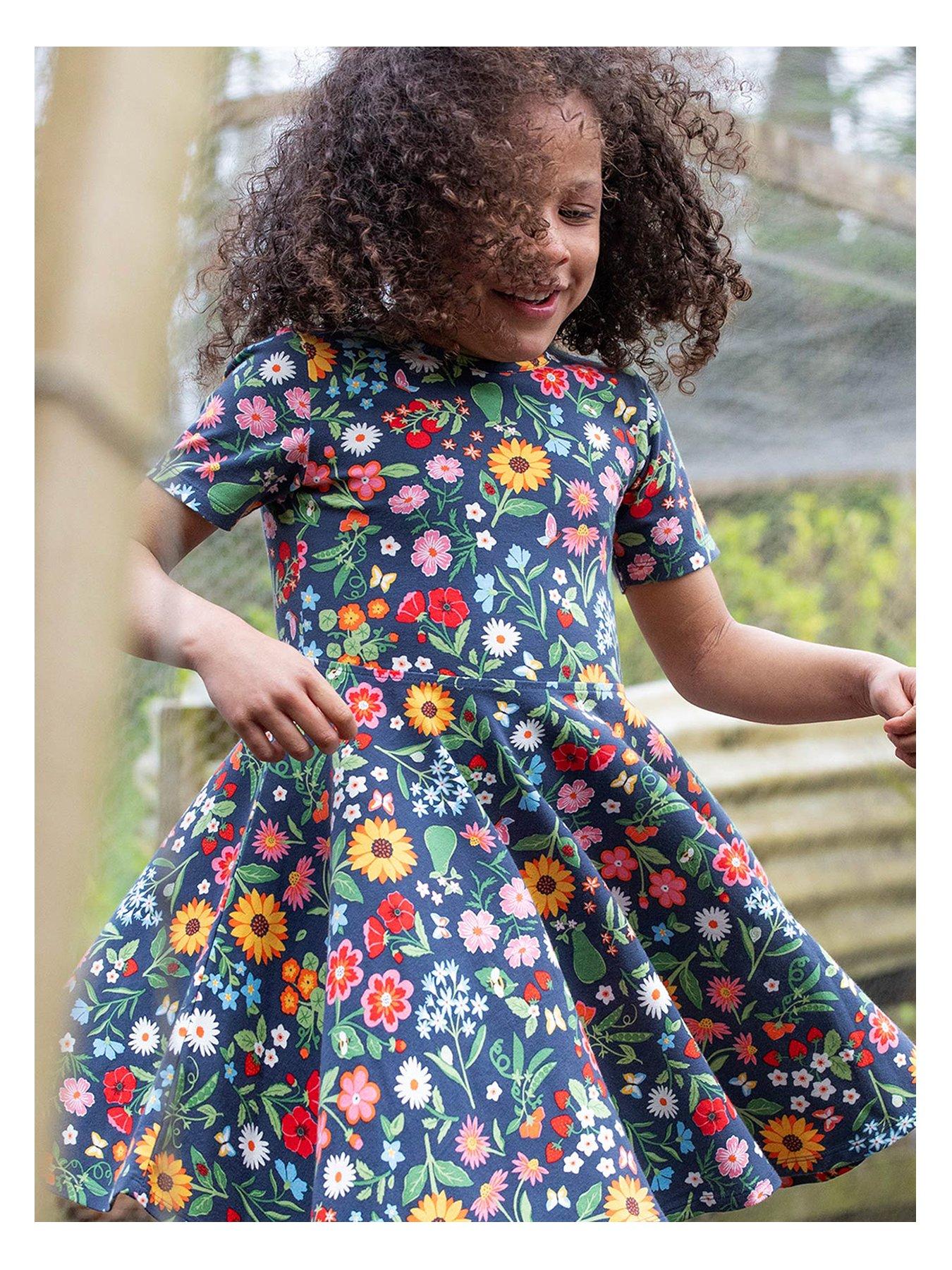 frugi-girls-sunshine-skater-dress-navy