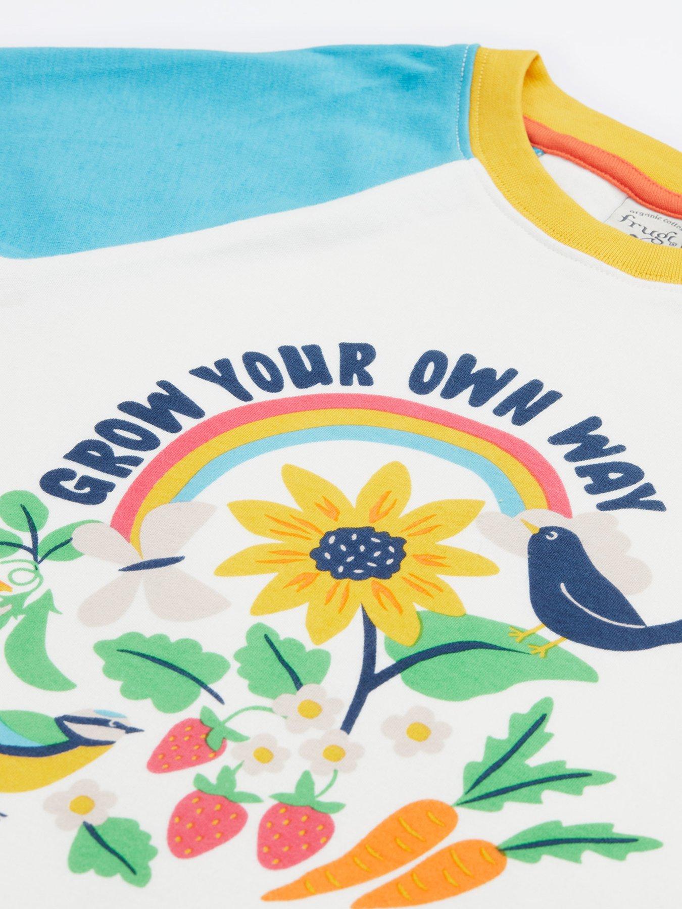  image of frugi-girls-tamar-raglan-top-white