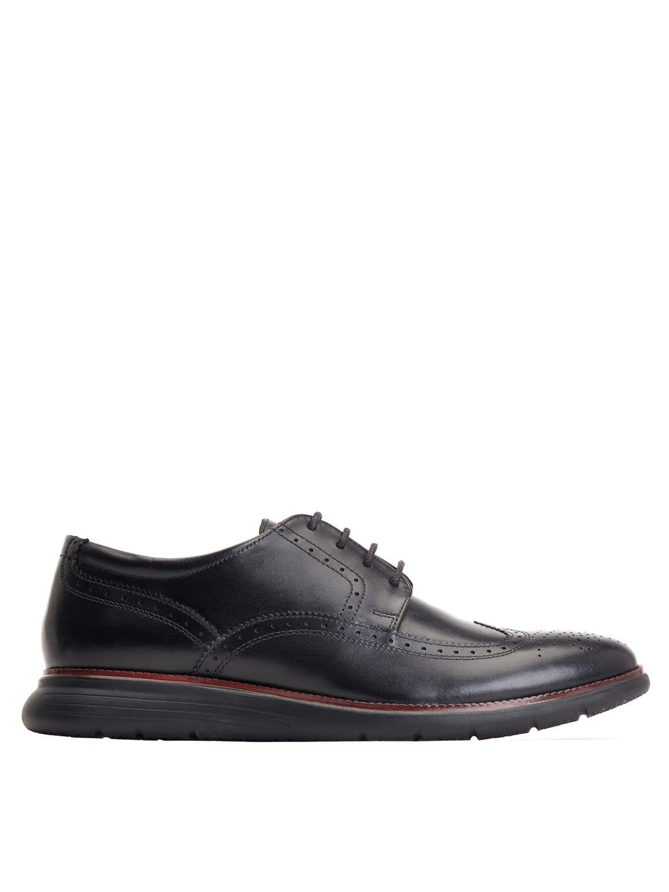  image of base-london-flight-casual-brogue-shoe