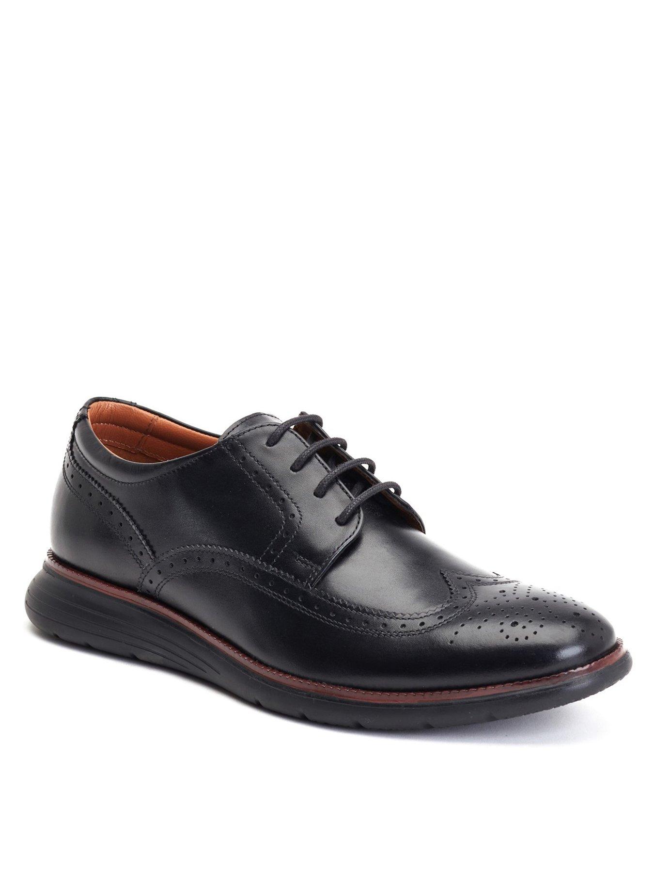  image of base-london-flight-casual-brogue-shoe
