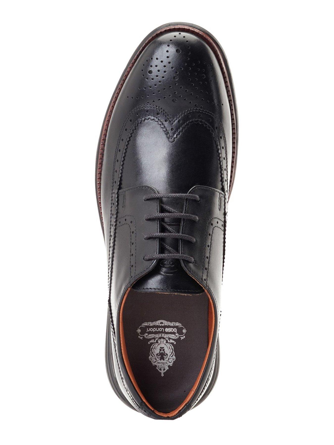  image of base-london-flight-casual-brogue-shoe