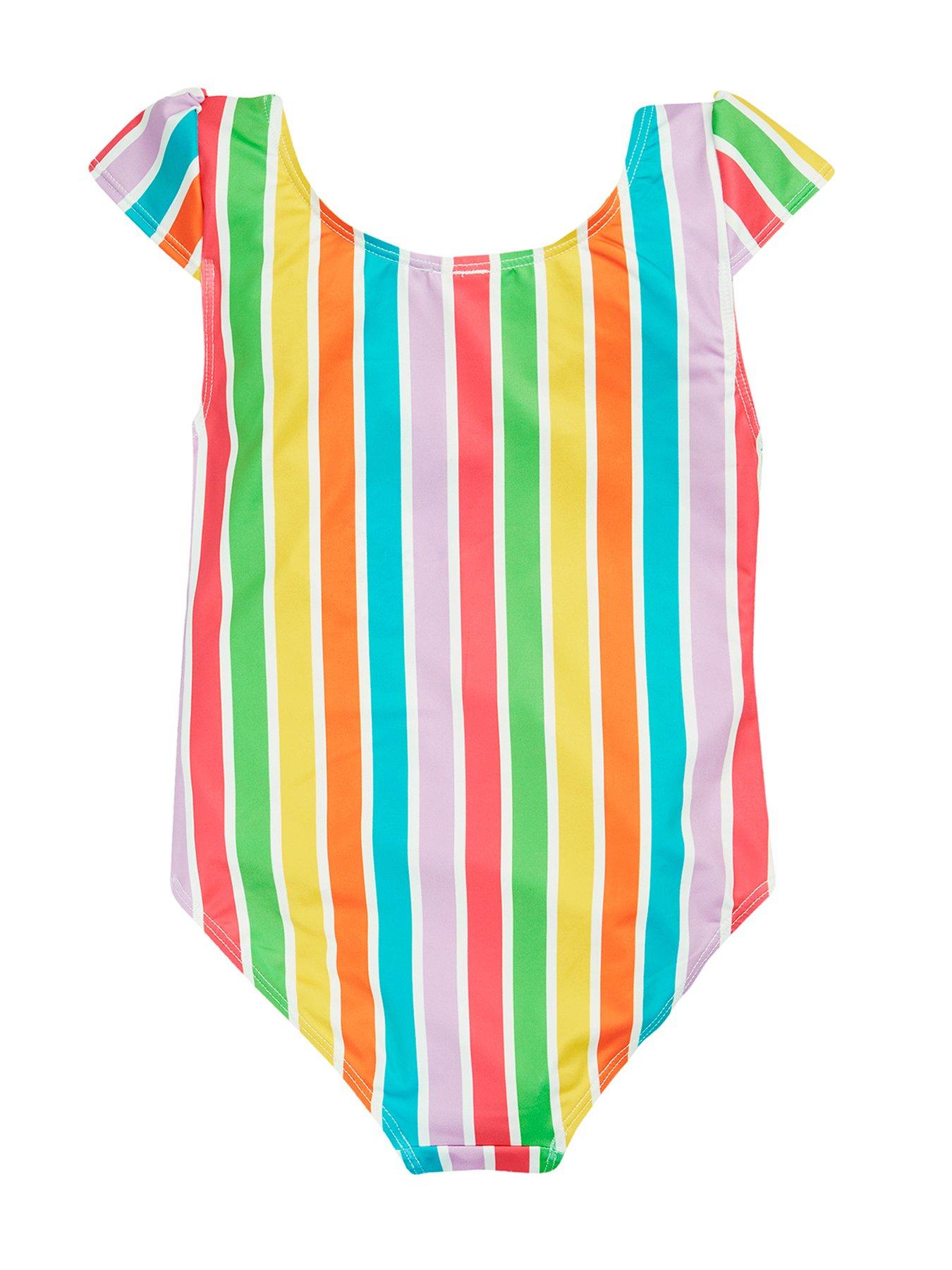  image of frugi-girls-marina-swimsuit-multi