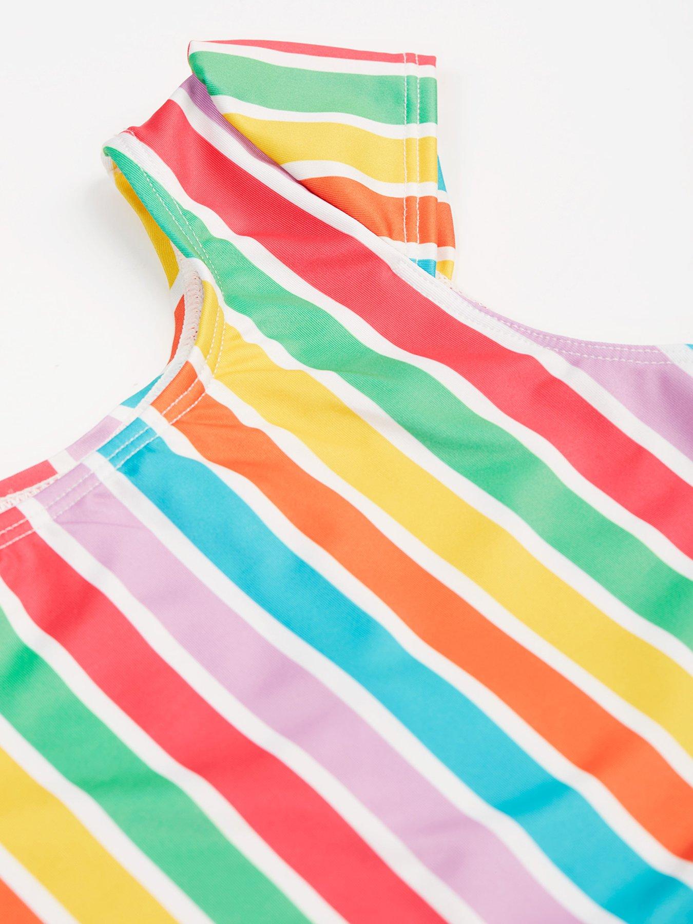  image of frugi-girls-marina-swimsuit-multi