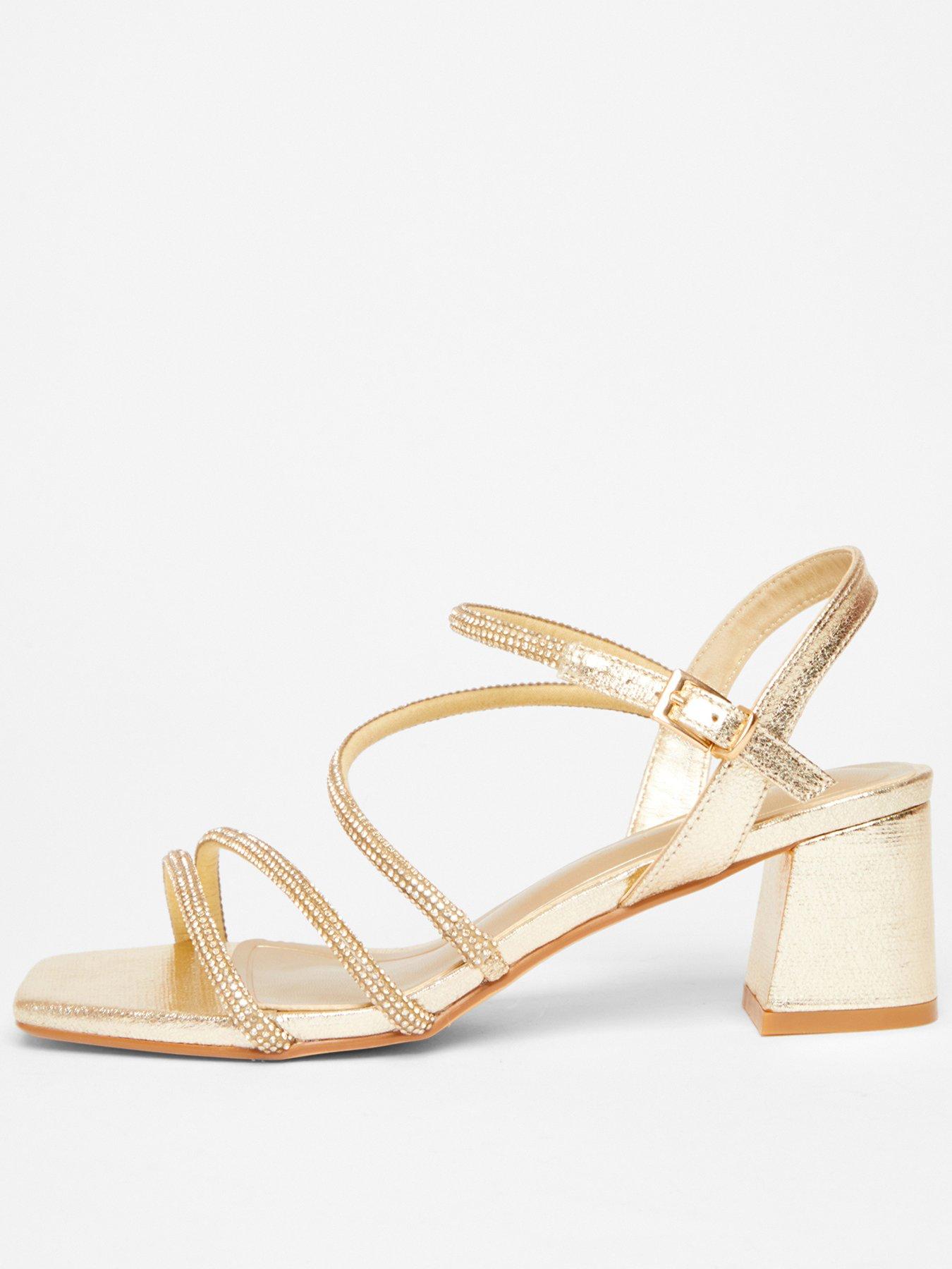 quiz-wide-fit-gold-diamante-block-heels
