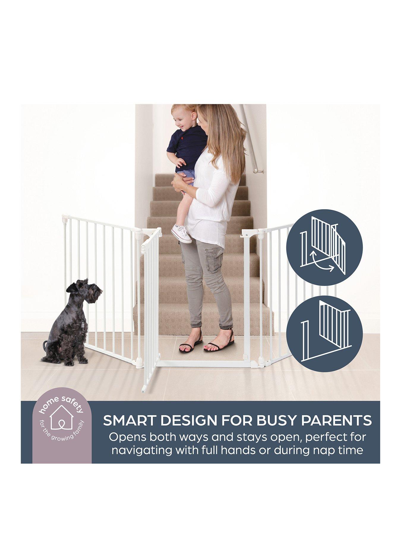 Image 3 of 7 of Dreambaby Discovery '3' Adapta-Gate - White 3
