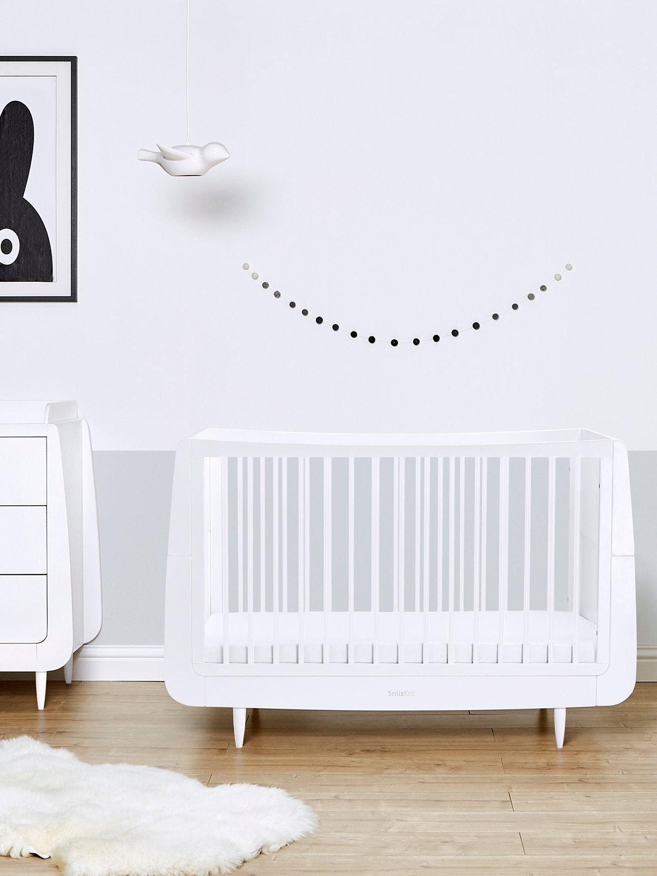 Snuz SnuzKot Skandi Cot Bed - White
