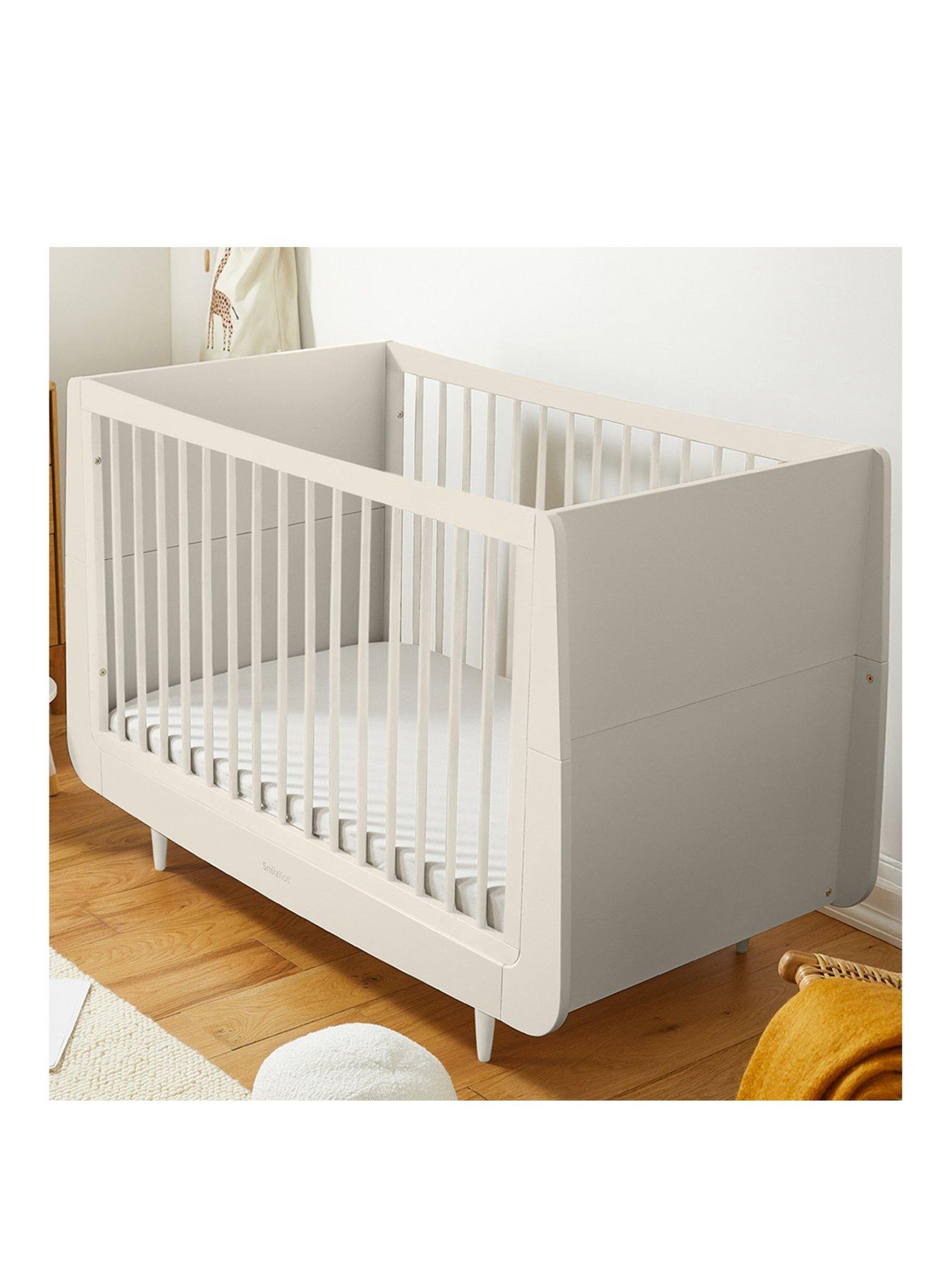 Snuz SnuzKot Skandi Cot Bed Cashmere Littlewoods
