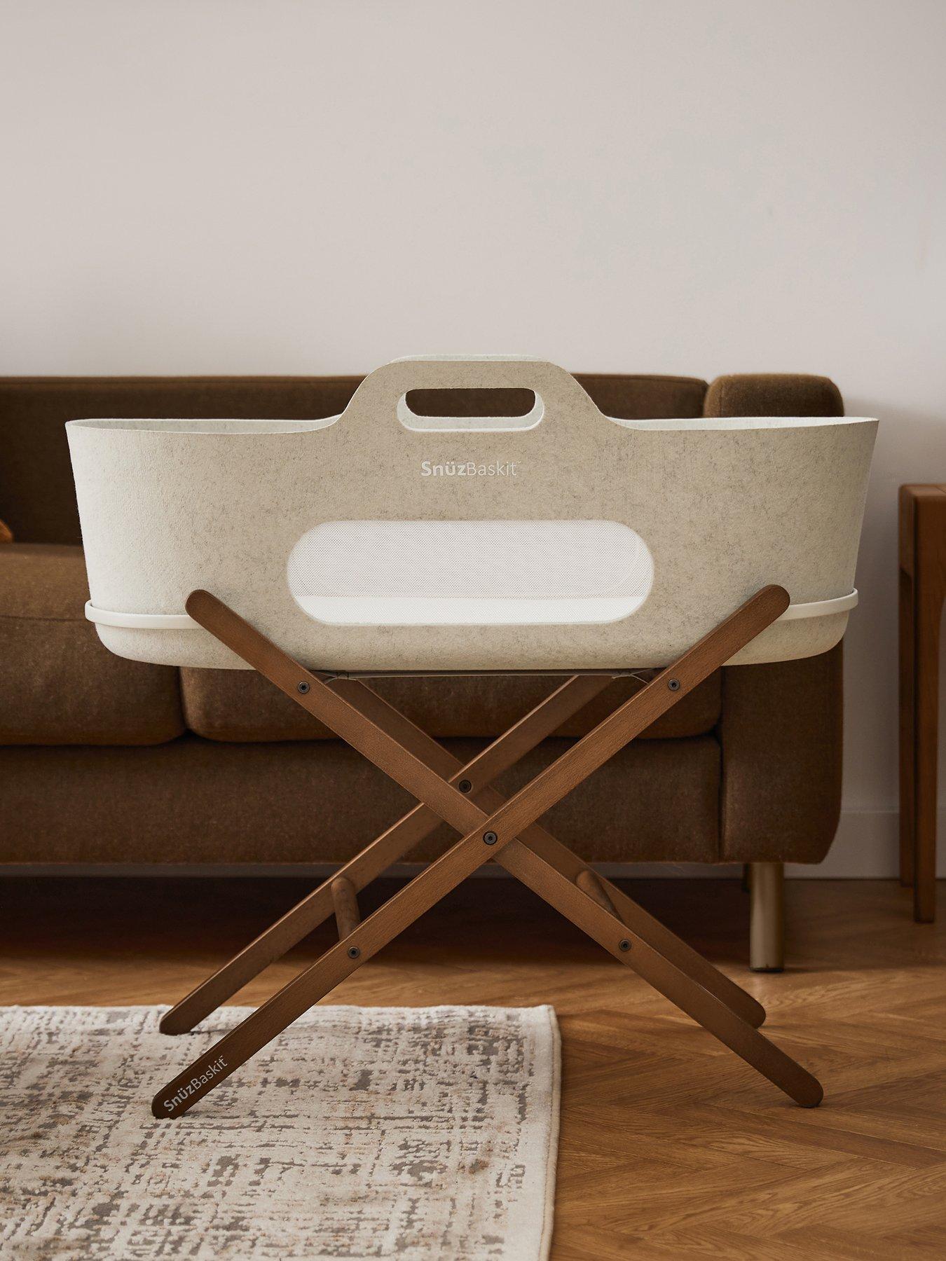 undefined SnuzBaskit Moses Basket - Barley / Walnut