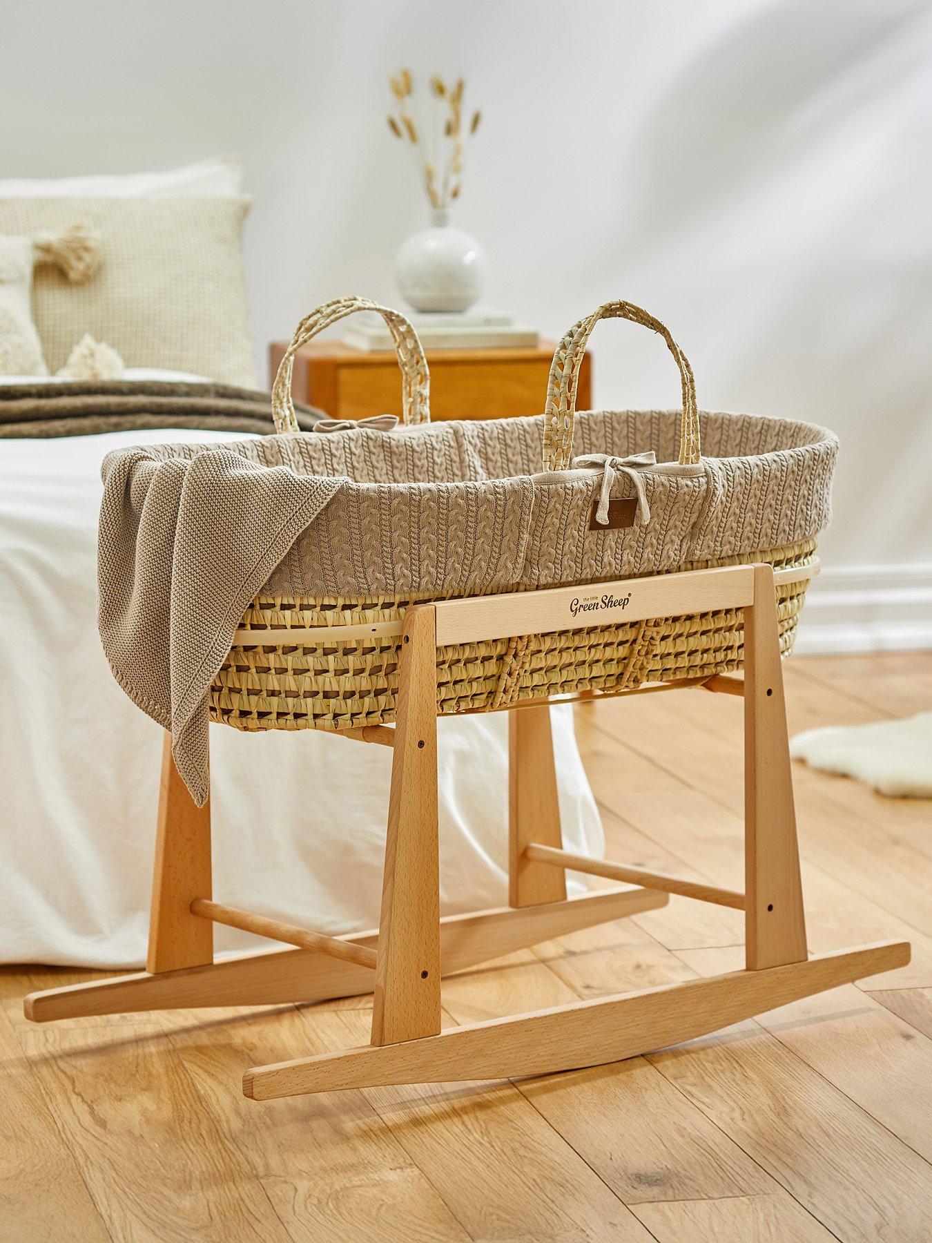 the-little-green-sheep-natural-knitted-moses-basket-amp-rocking-natural-stand-truffle