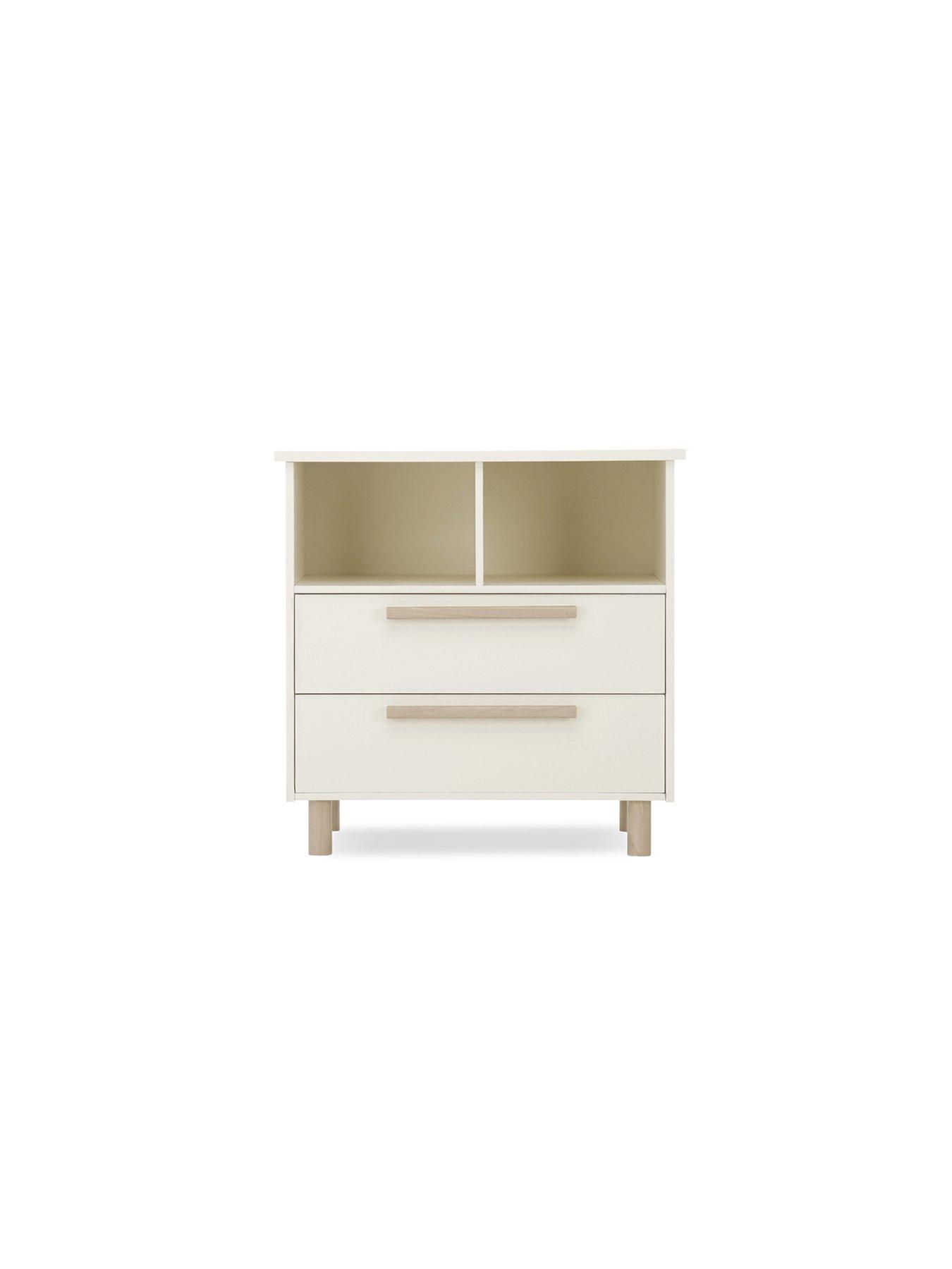  image of cuddleco-harper-dresser-changer-cream-ash