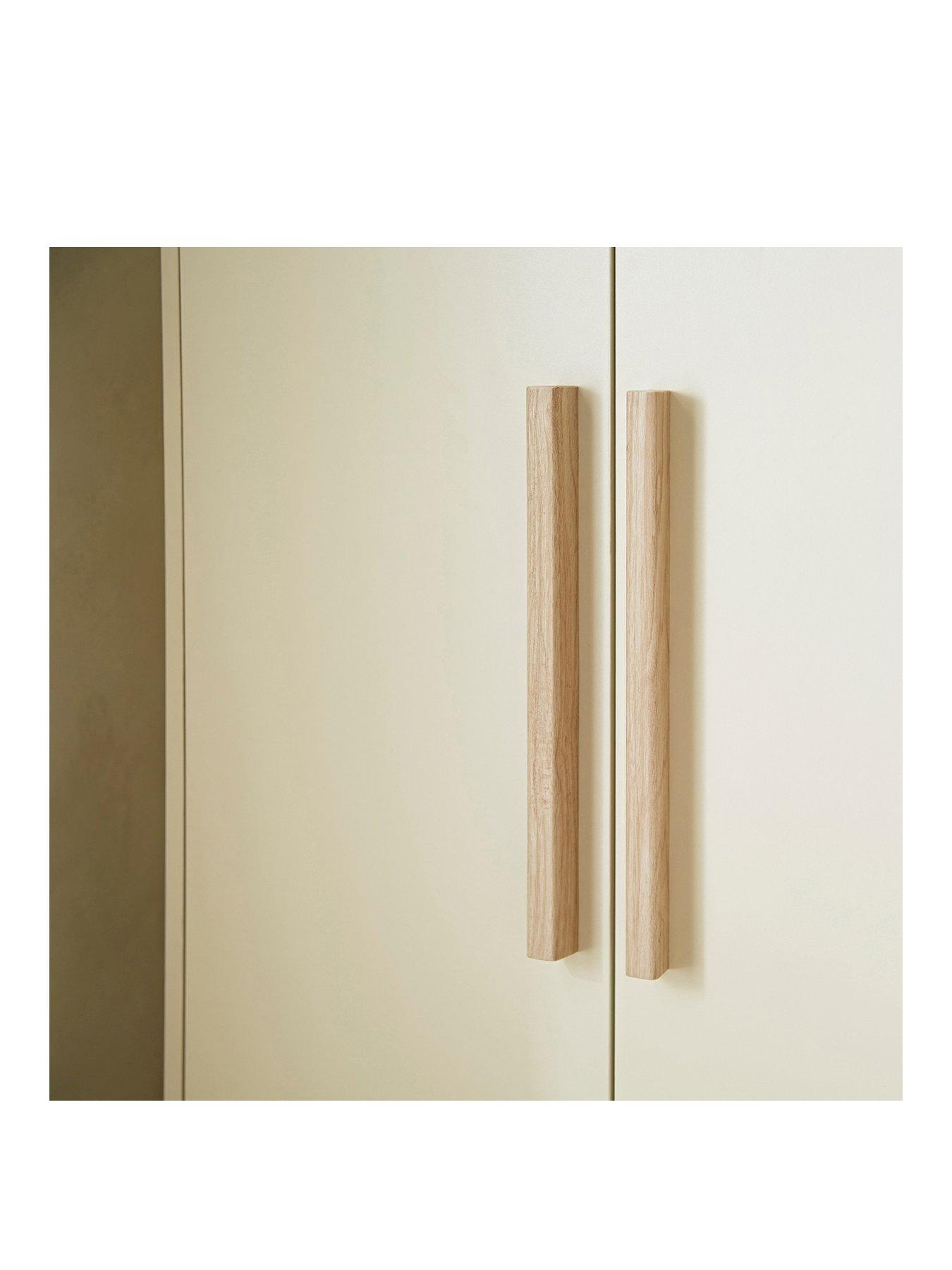 Image 2 of 6 of CuddleCo Harper Nursery Wardrobe - Cream &amp; Ash