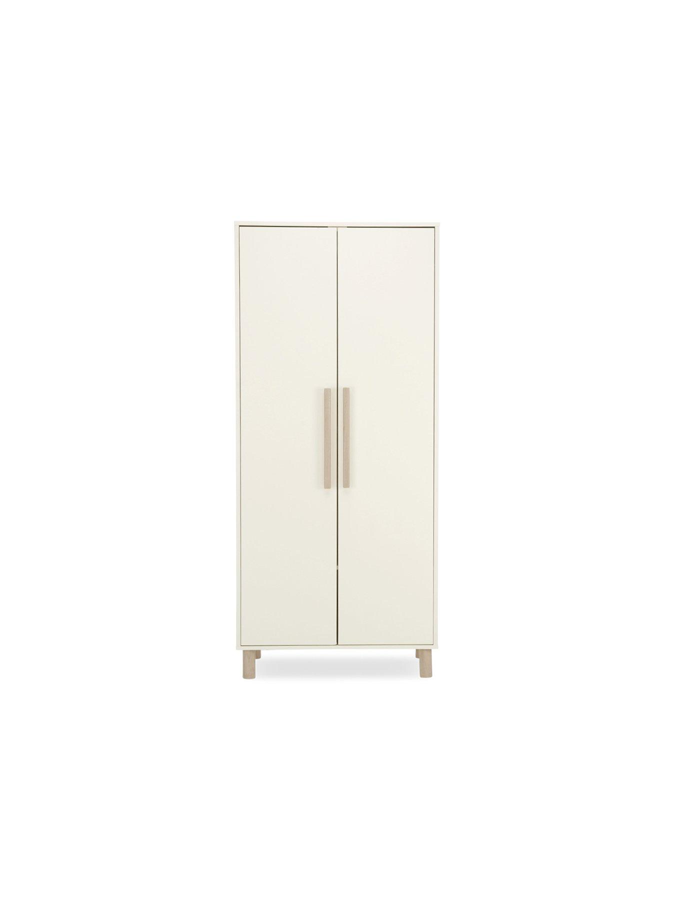 Image 4 of 6 of CuddleCo Harper Nursery Wardrobe - Cream &amp; Ash