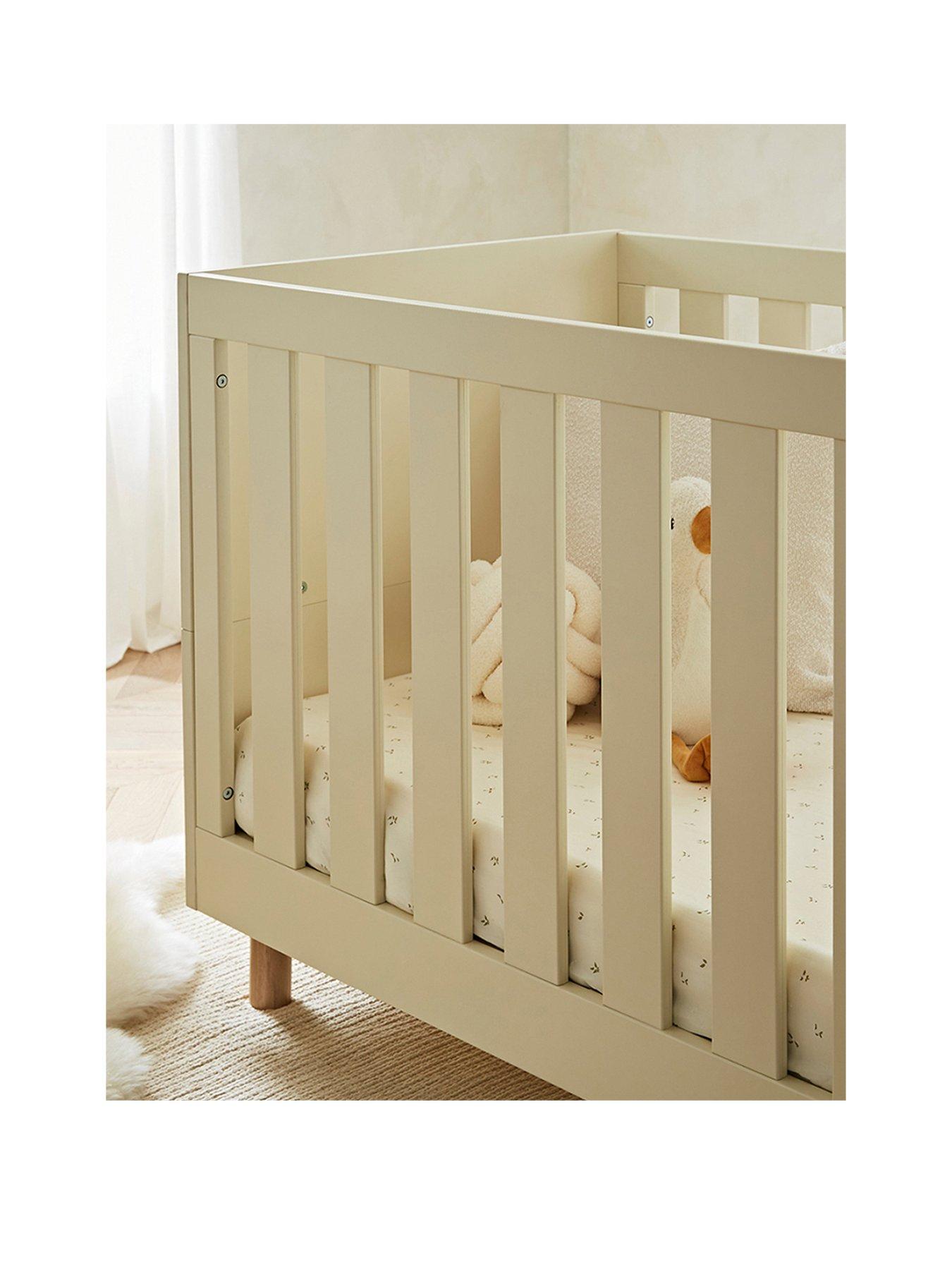 Image 3 of 8 of CuddleCo Harper 2-Piece&nbsp;Nursery Furniture Set - Cream &amp; Ash
