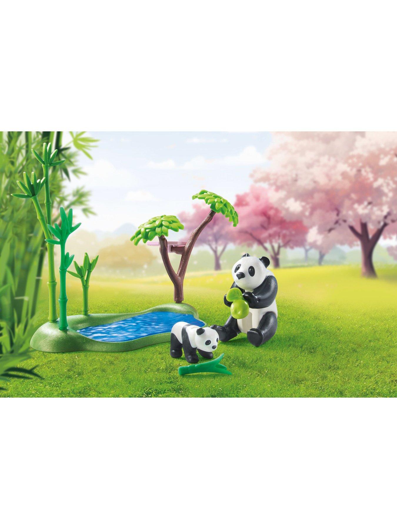  image of playmobil-asian-garden-with-panda-feeding