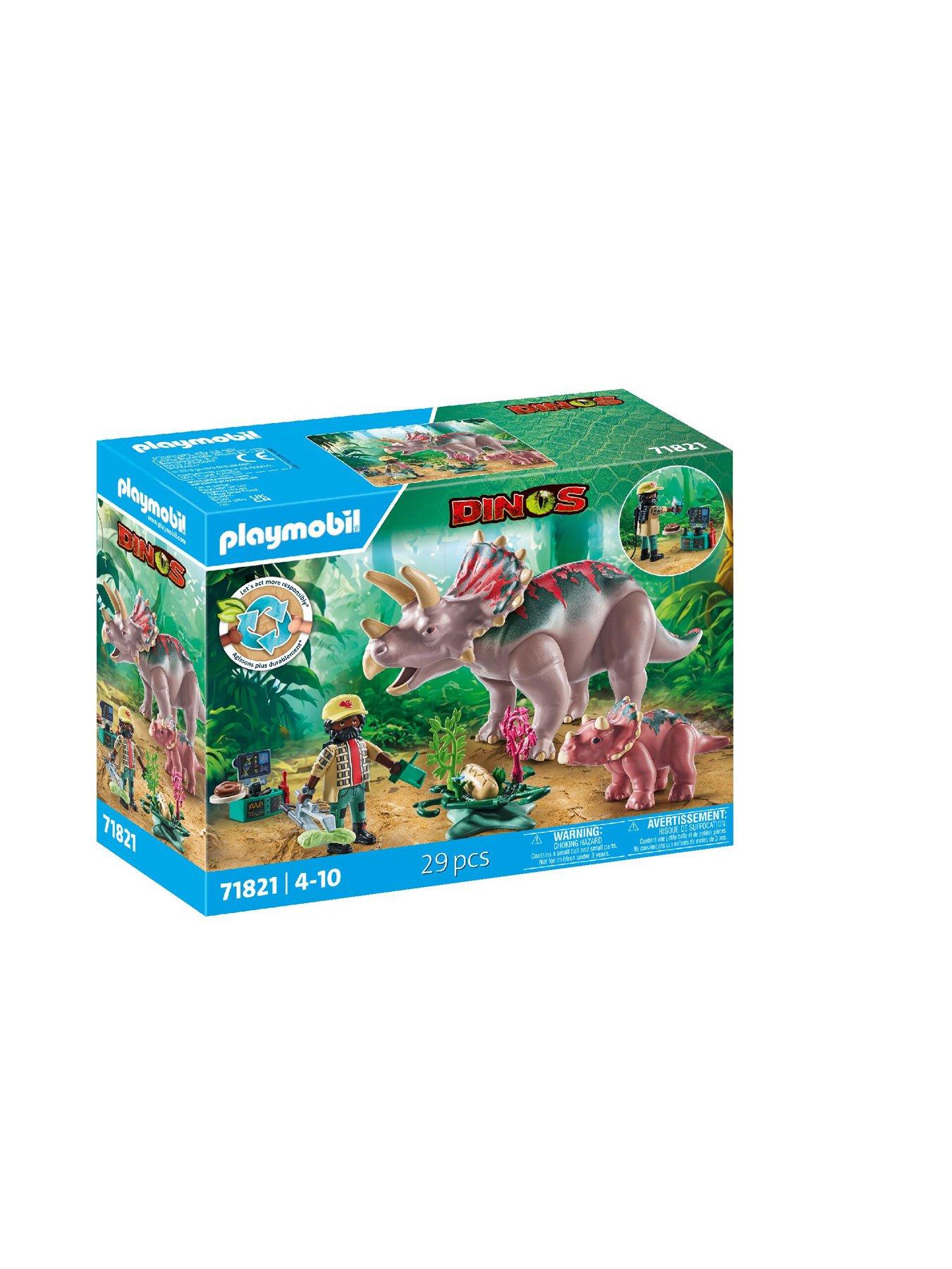  image of playmobil-71821nbsptriceratops-with-juvenile