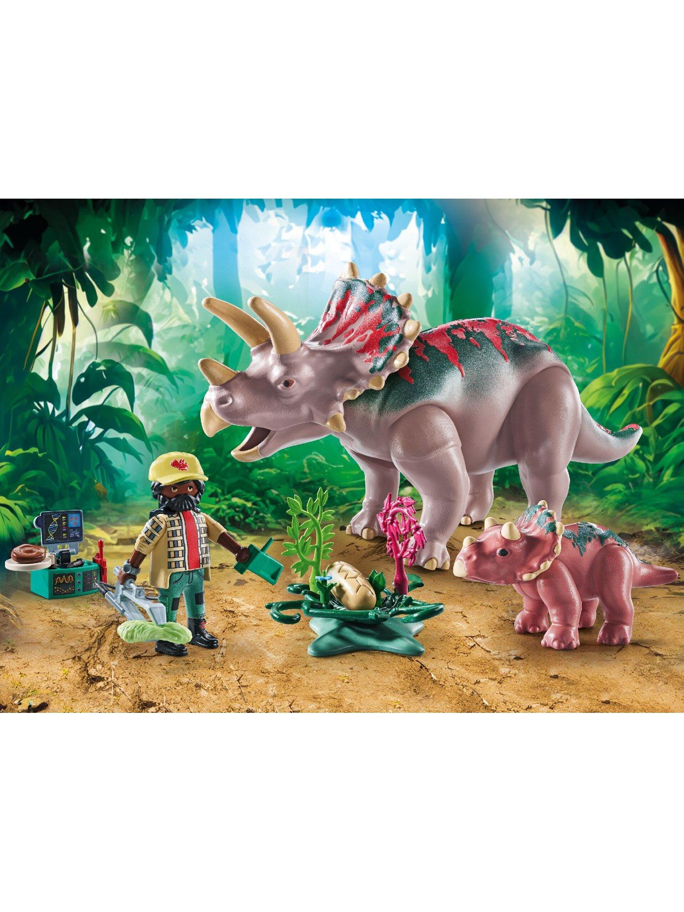  image of playmobil-71821nbsptriceratops-with-juvenile