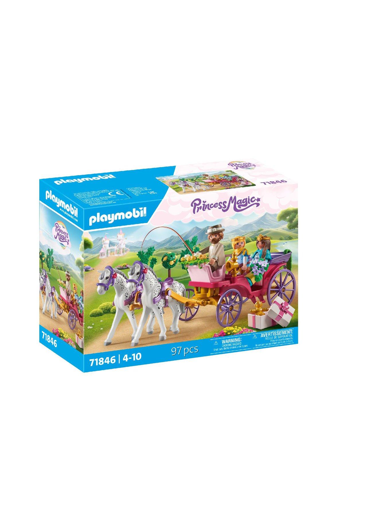  image of playmobil-carriage-ride-with-princess-and-prince